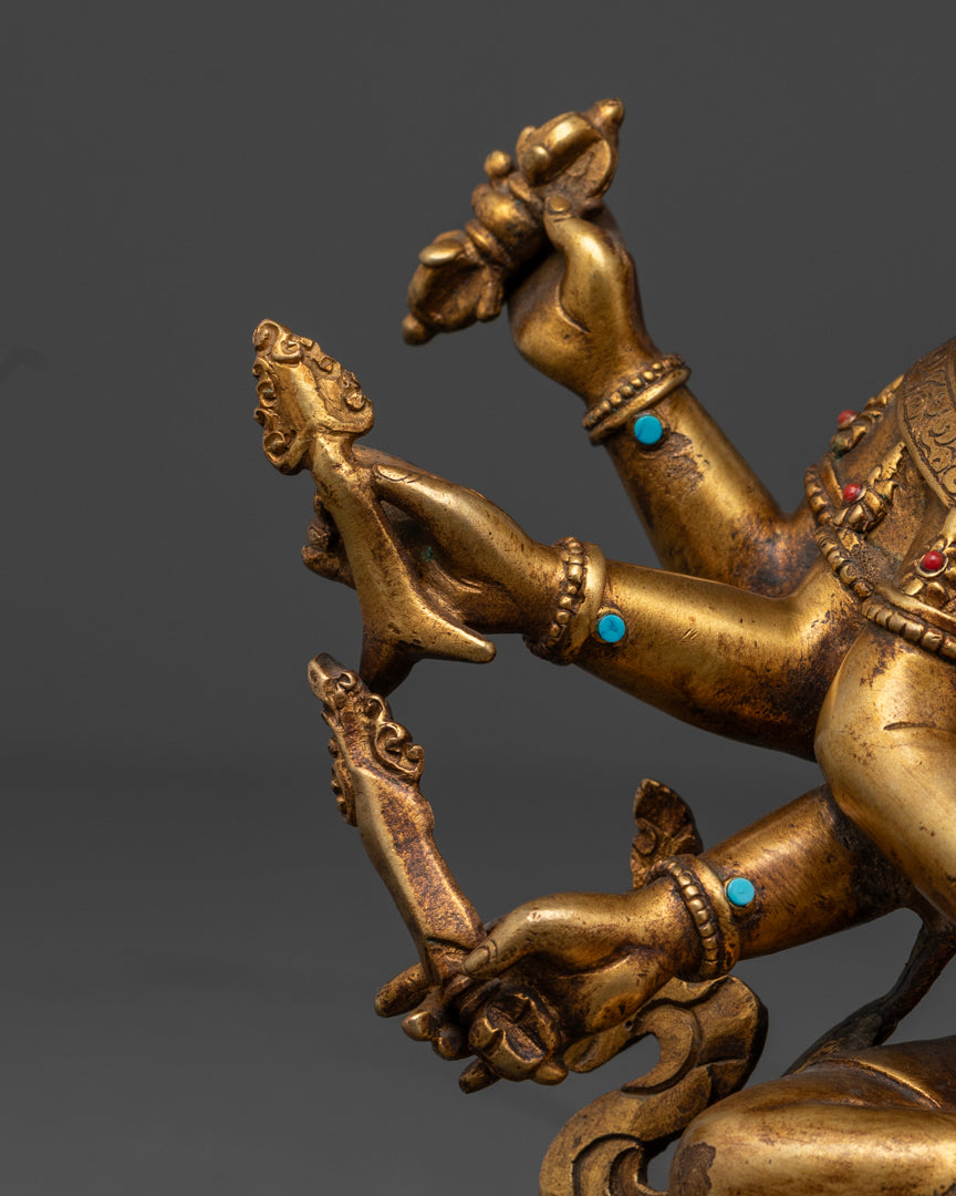 Maha Pratisara Protection Statue | Tibetan Buddhist Goddess