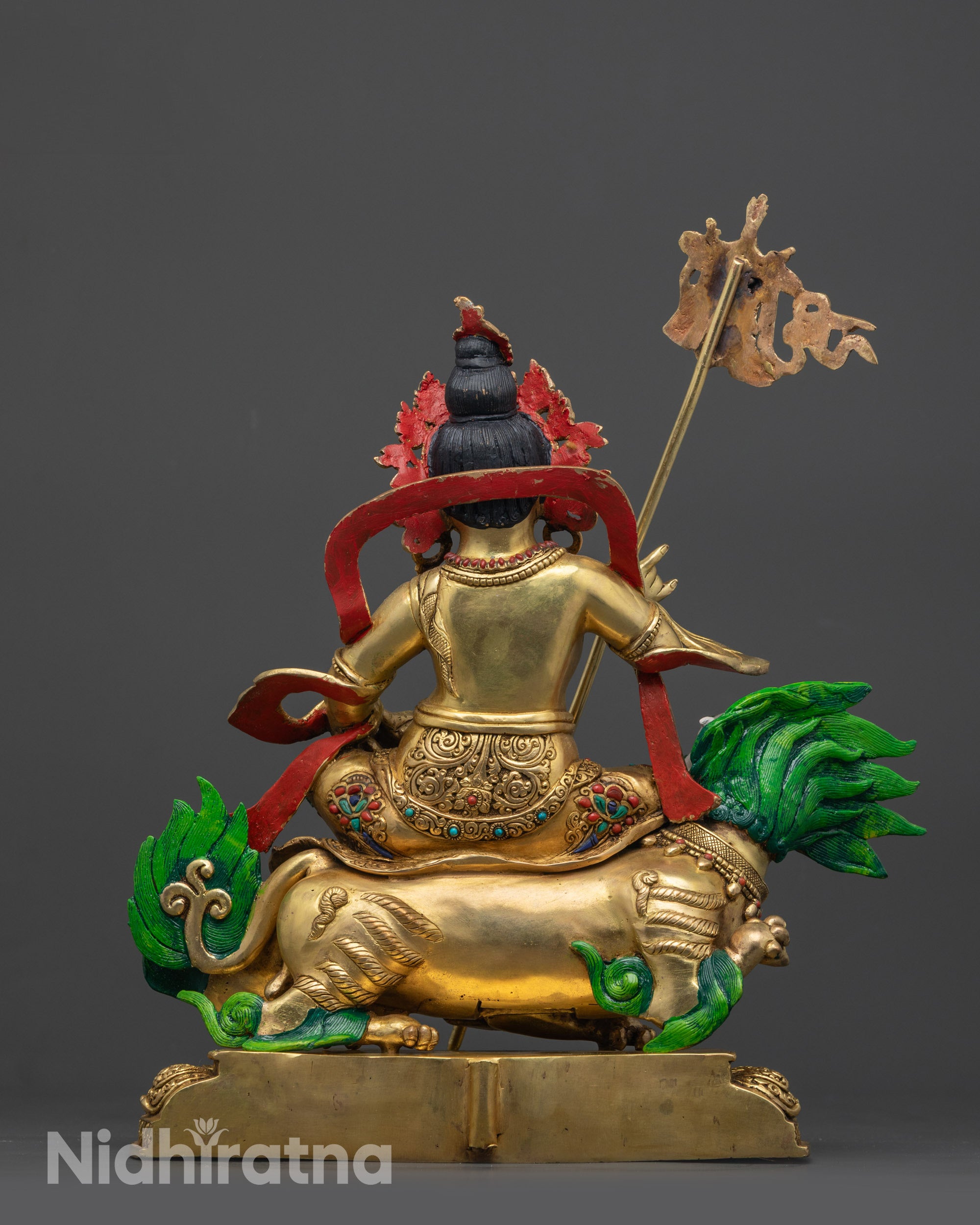 Sculpture of Wealth Deity Namtoshe | Spiritual Decor for Success