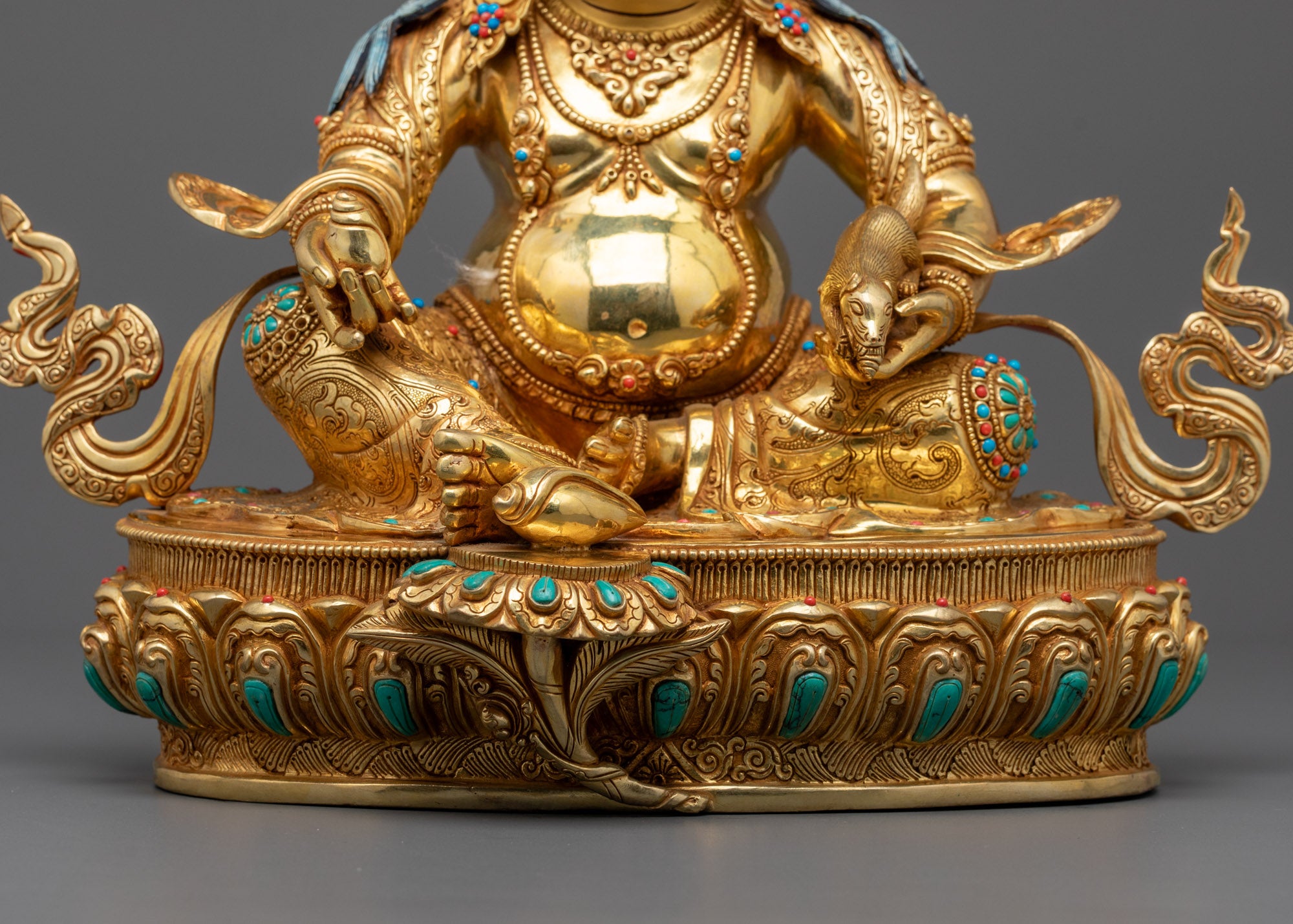 Dzambhala Statue | Handcrafted Tibetan Buddhist Figure for Home