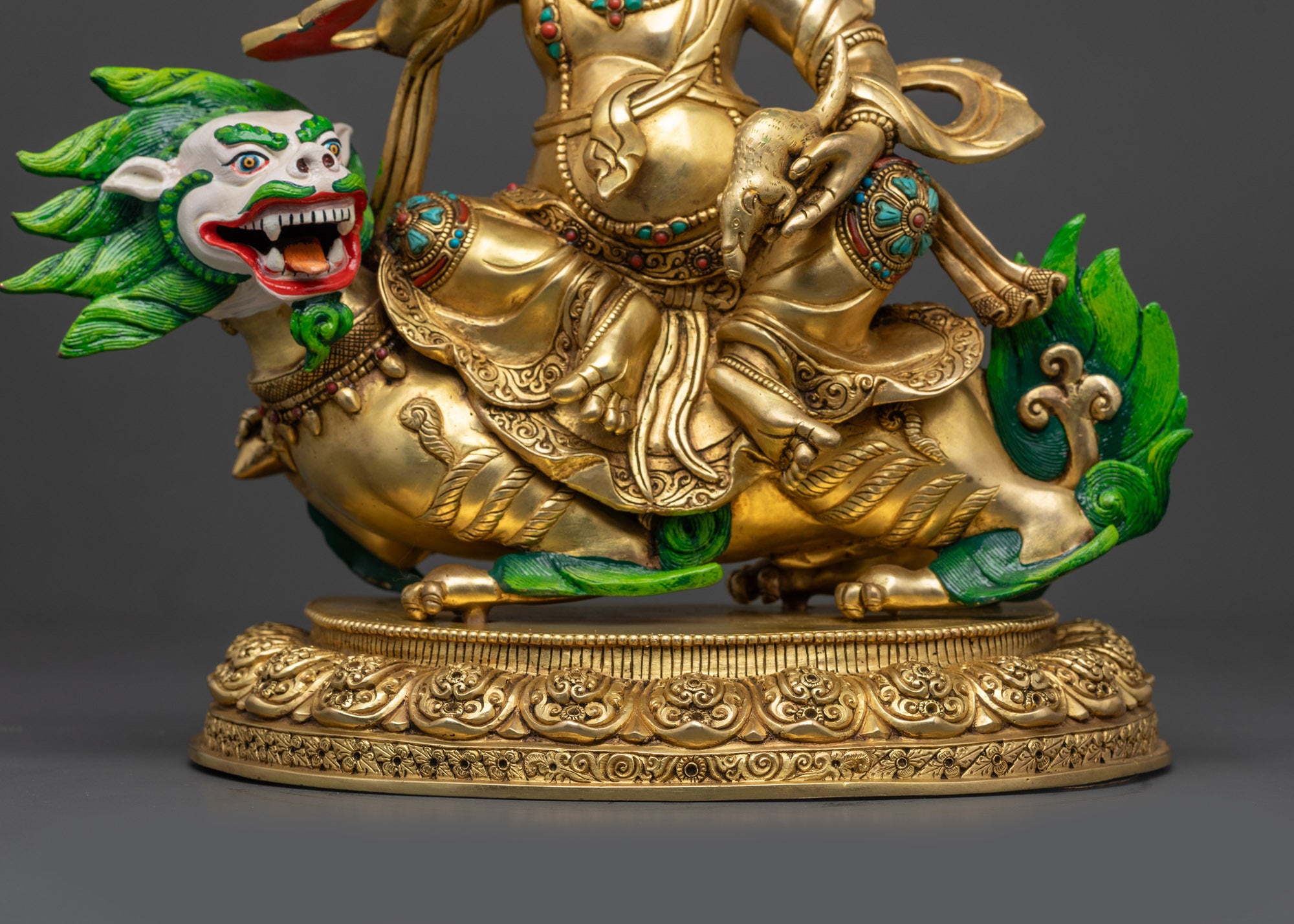 Sculpture of Wealth Deity Namtoshe | Spiritual Decor for Success