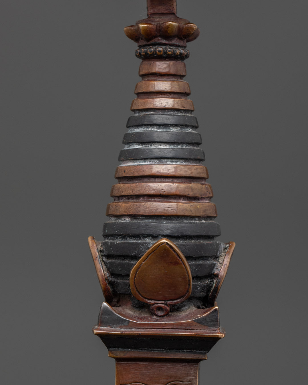 Buddhist Stupa Statue for Prayer | Five Dhyani Buddhas Designed