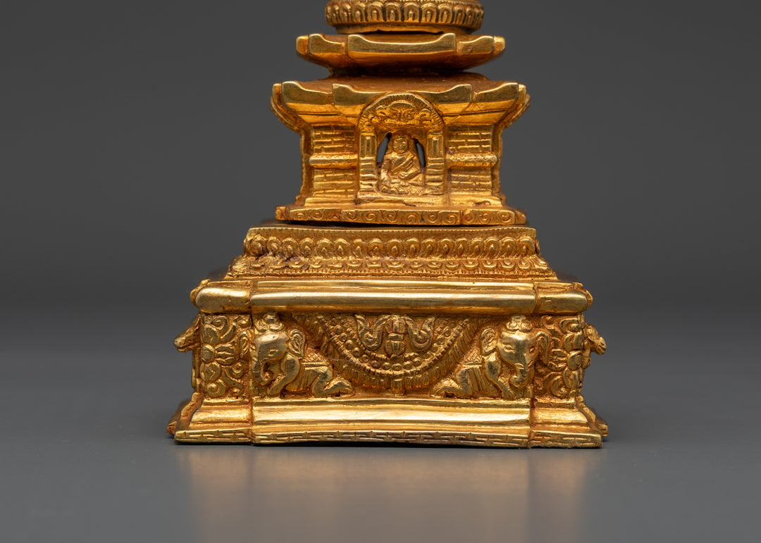 Sacred Tibetan Buddhist Stupa | Perfect for Meditation