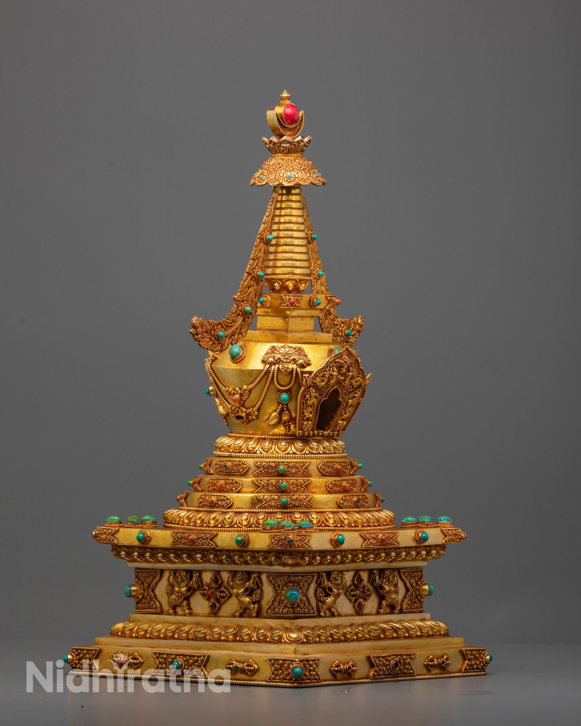 Stupa for Spiritual Spaces | Handmade in Nepal with Detail