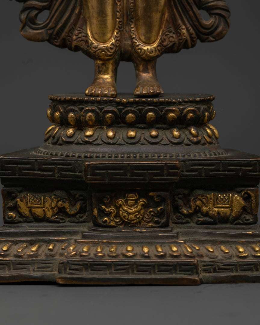 Tibetan 1000 Armed Chenrezig Statue: Avalokiteshvara for Peace
