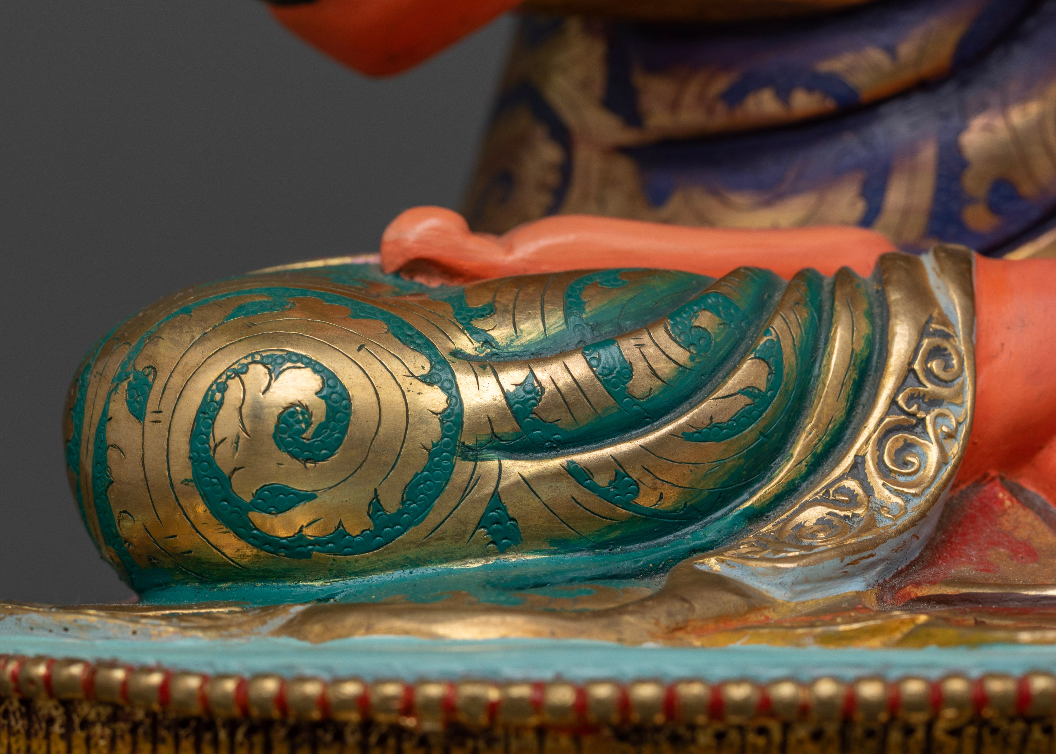 The Enlightened Protector in Red: Tsongkhapa Statue