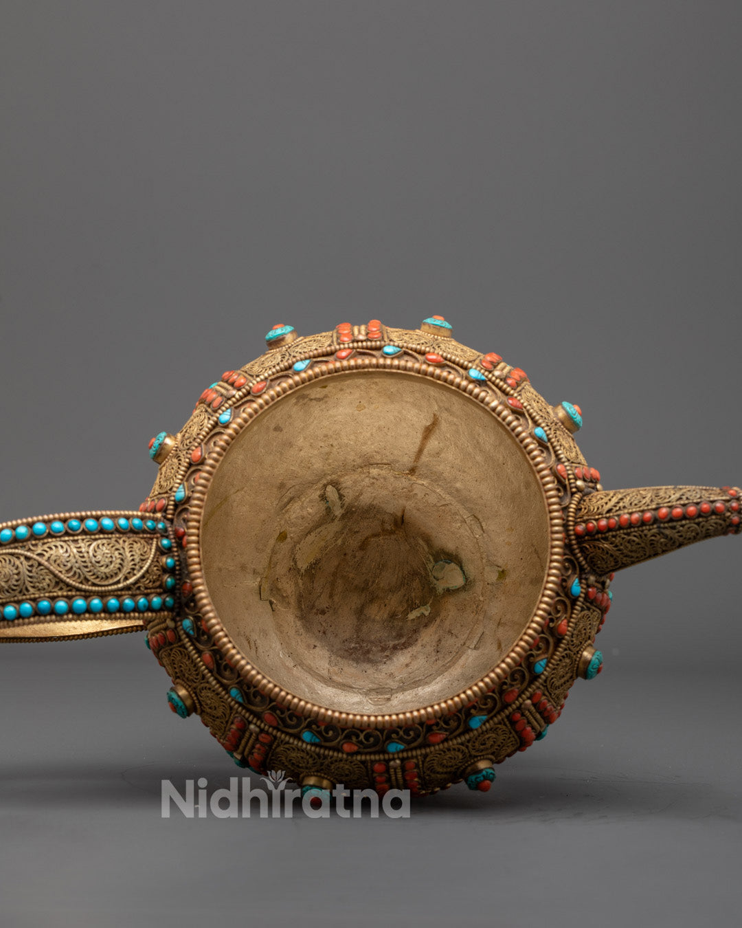 Buy Tibetan Tea Pot Online | Handmade Ritual Vessel from Nepal