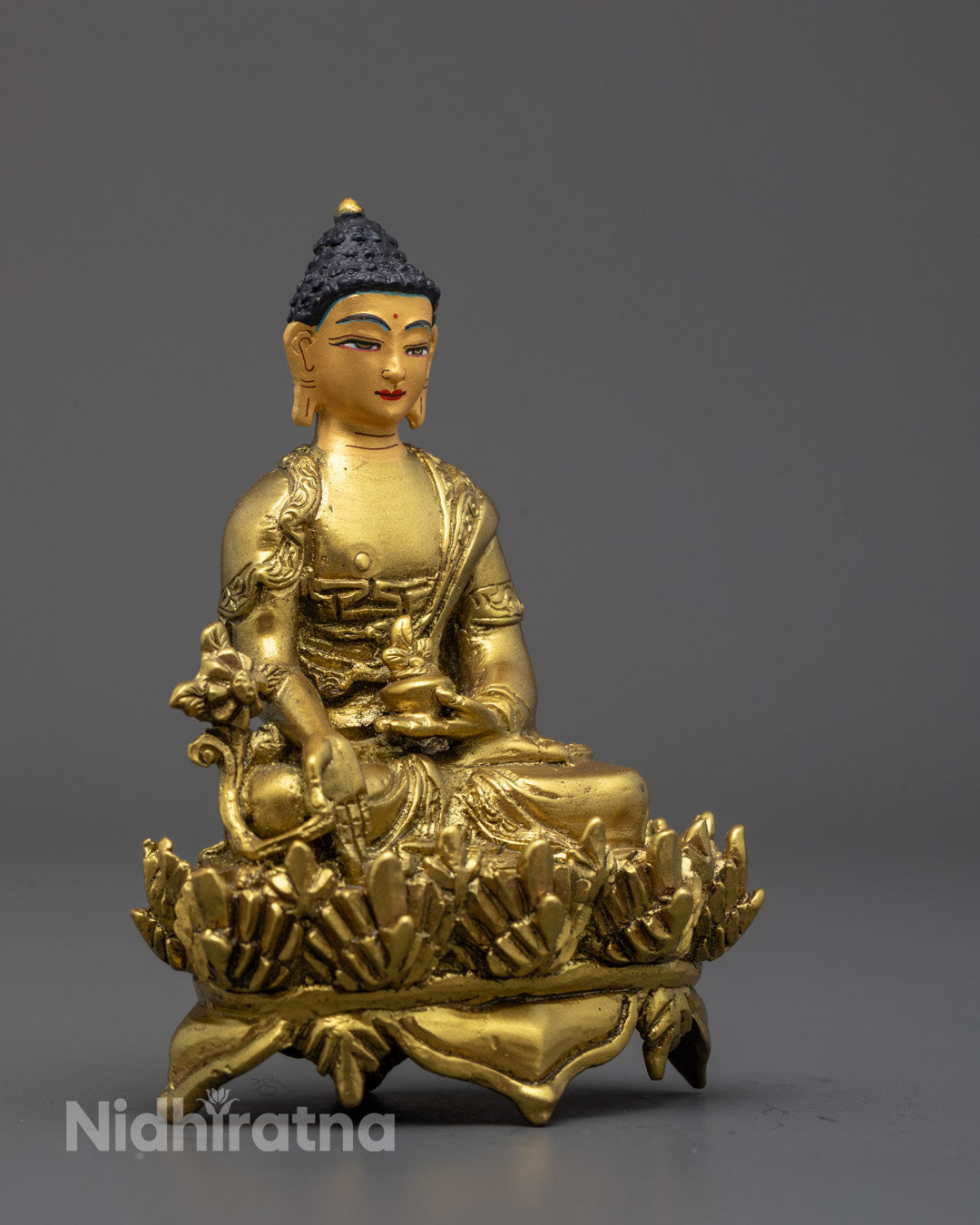 Handmade Sacred Trio Statue | Medicine, Amitabha, Shakyamuni Buddhas