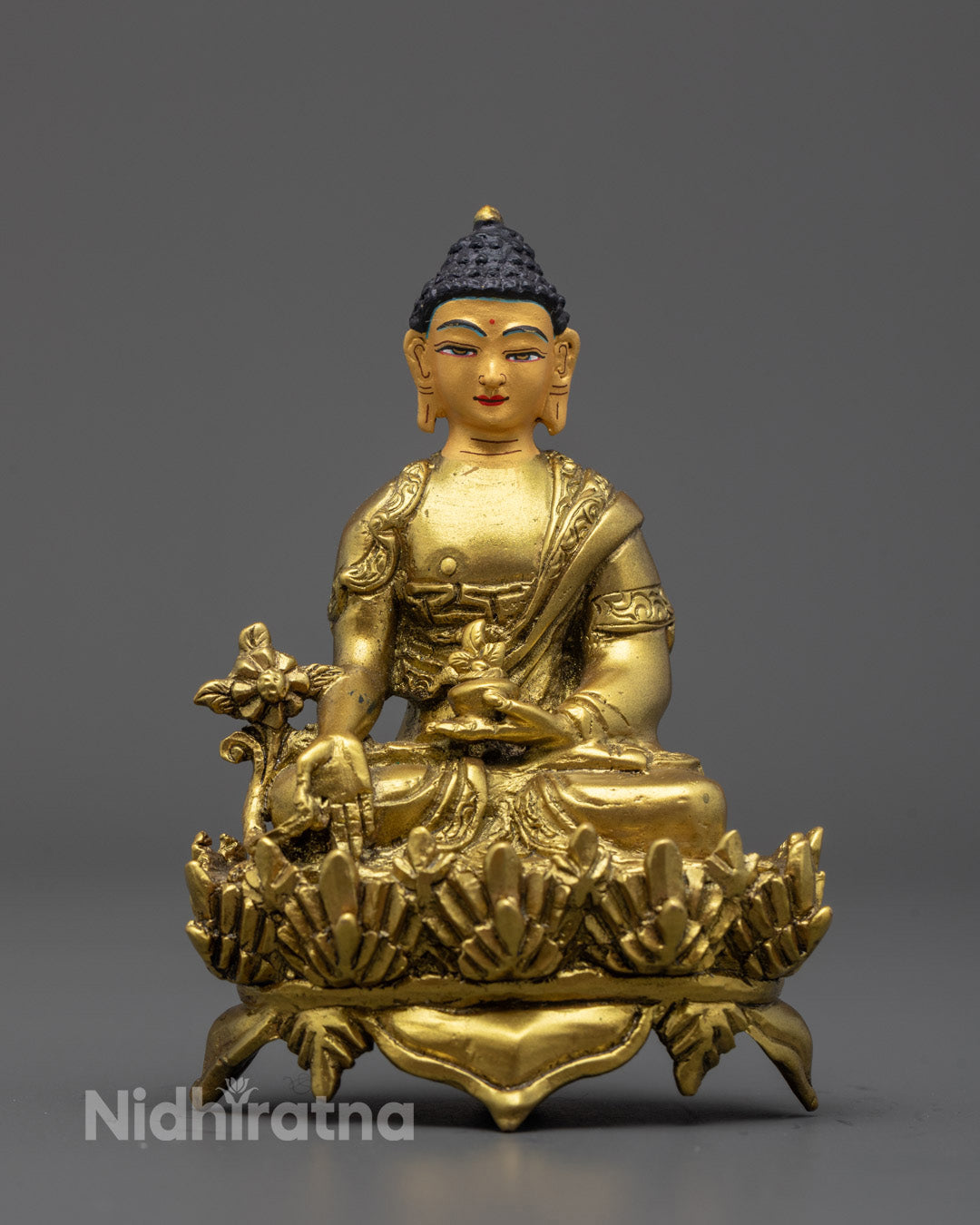 Handmade Sacred Trio Statue | Medicine, Amitabha, Shakyamuni Buddhas