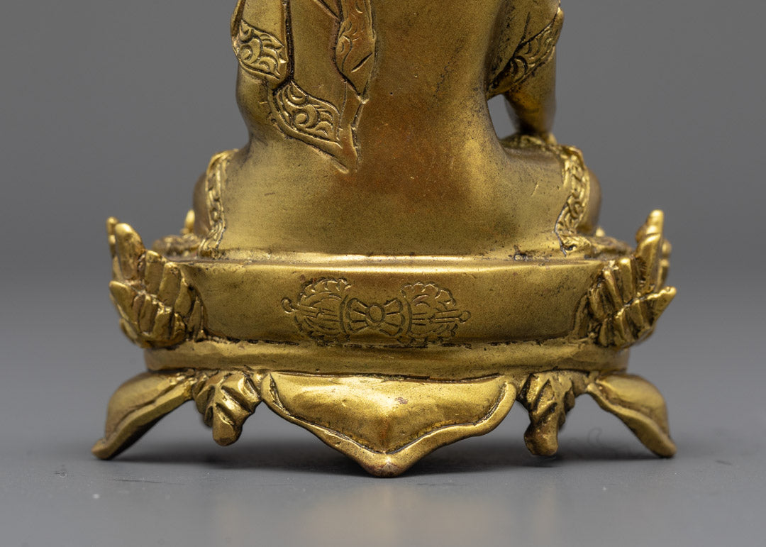 Handmade Sacred Trio Statue | Medicine, Amitabha, Shakyamuni Buddhas