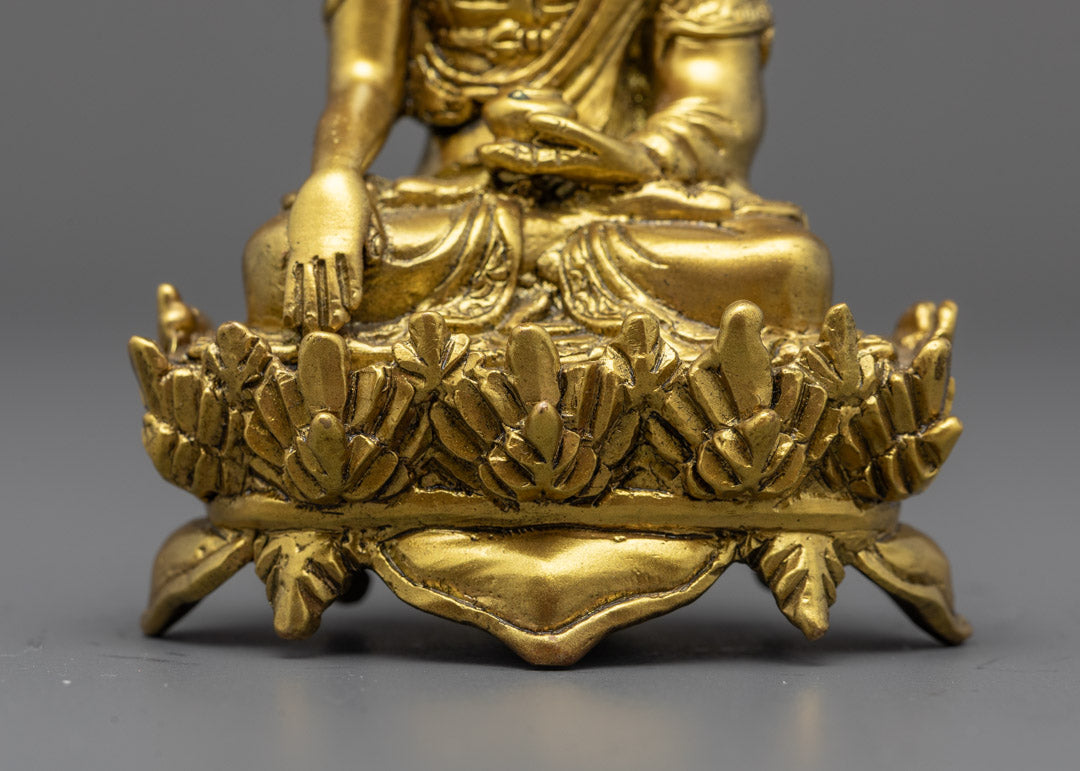 Handmade Sacred Trio Statue | Medicine, Amitabha, Shakyamuni Buddhas