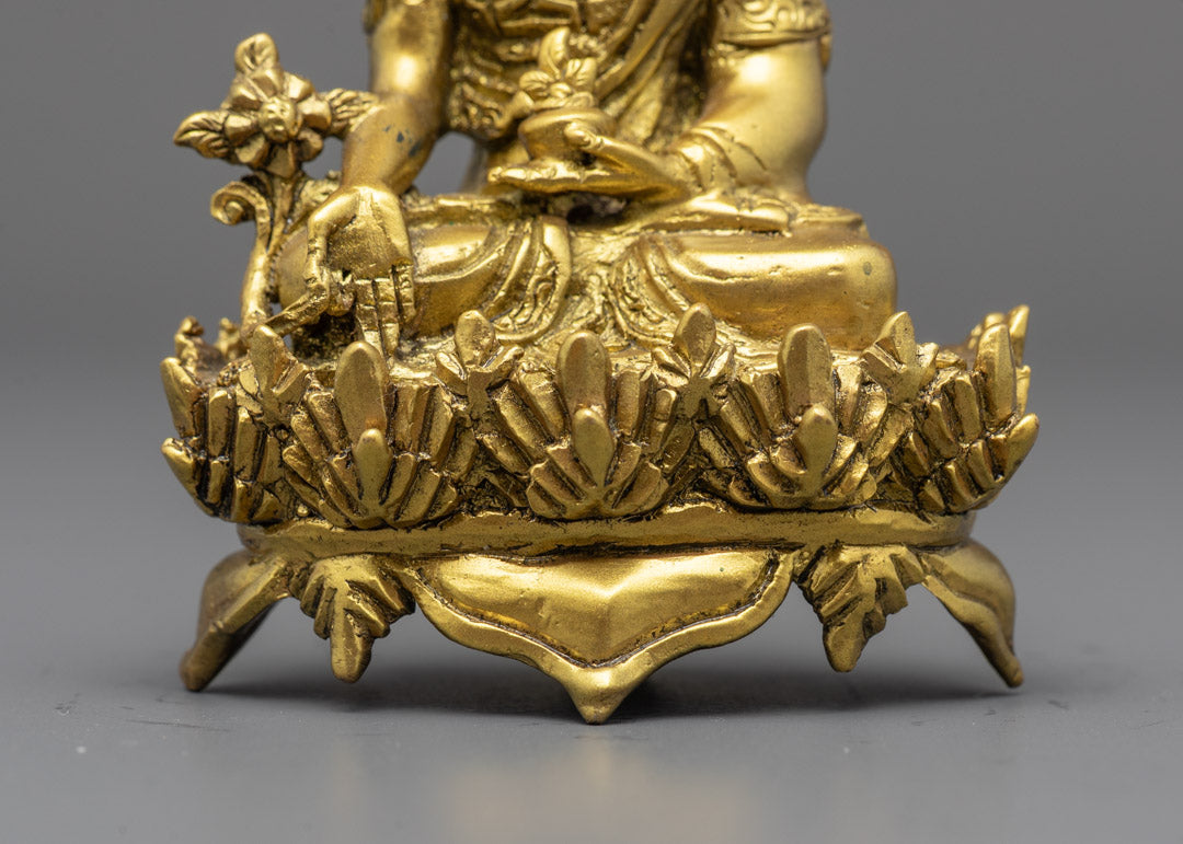Handmade Sacred Trio Statue | Medicine, Amitabha, Shakyamuni Buddhas