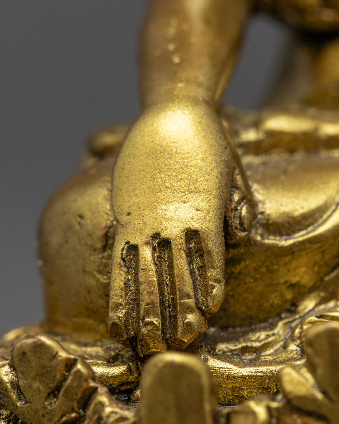 Handmade Sacred Trio Statue | Medicine, Amitabha, Shakyamuni Buddhas