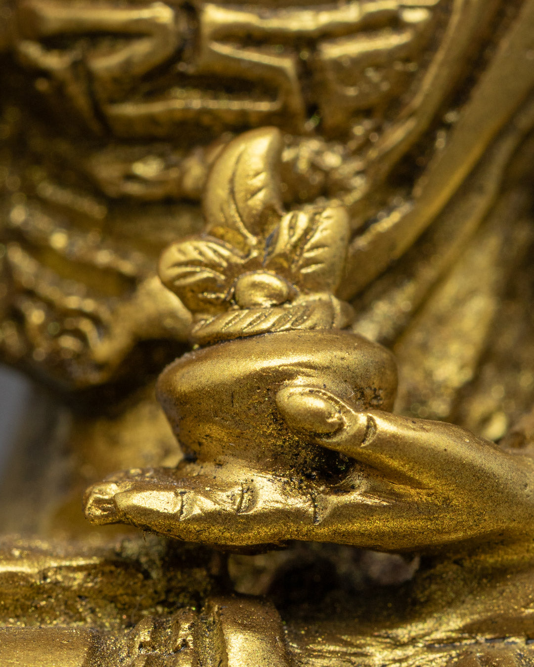 Handmade Sacred Trio Statue | Medicine, Amitabha, Shakyamuni Buddhas