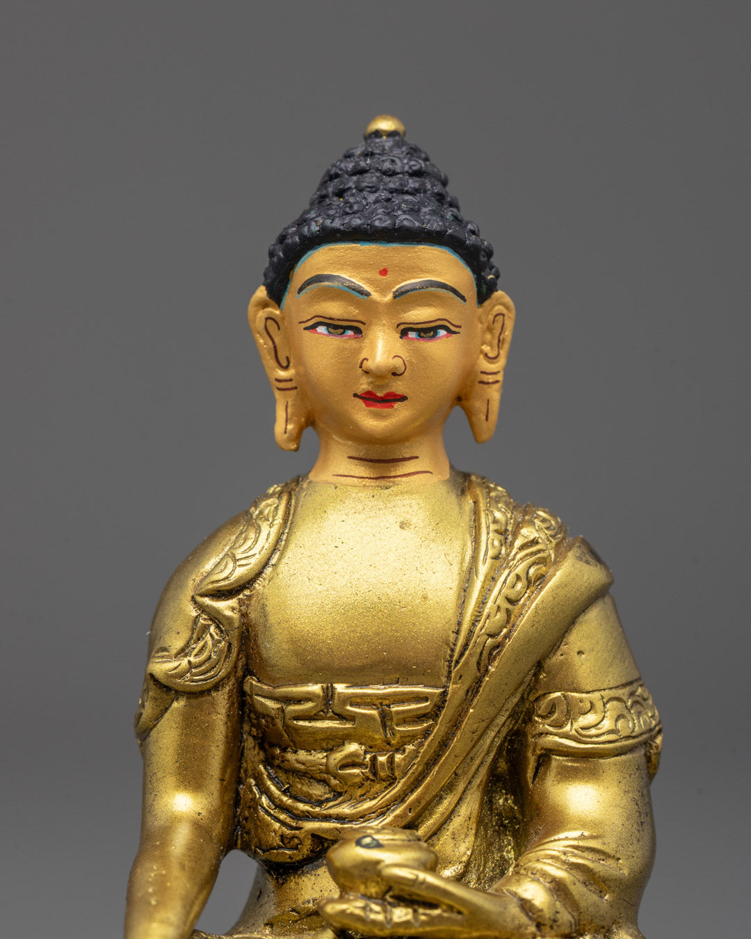 Handmade Sacred Trio Statue | Medicine, Amitabha, Shakyamuni Buddhas