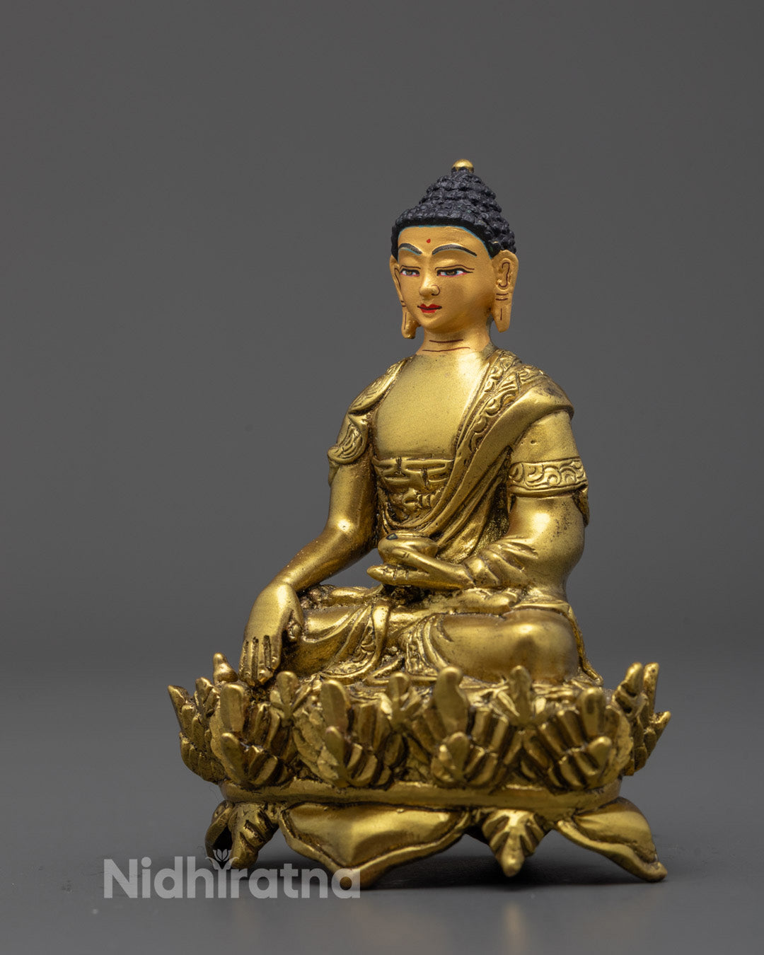 Handmade Sacred Trio Statue | Medicine, Amitabha, Shakyamuni Buddhas