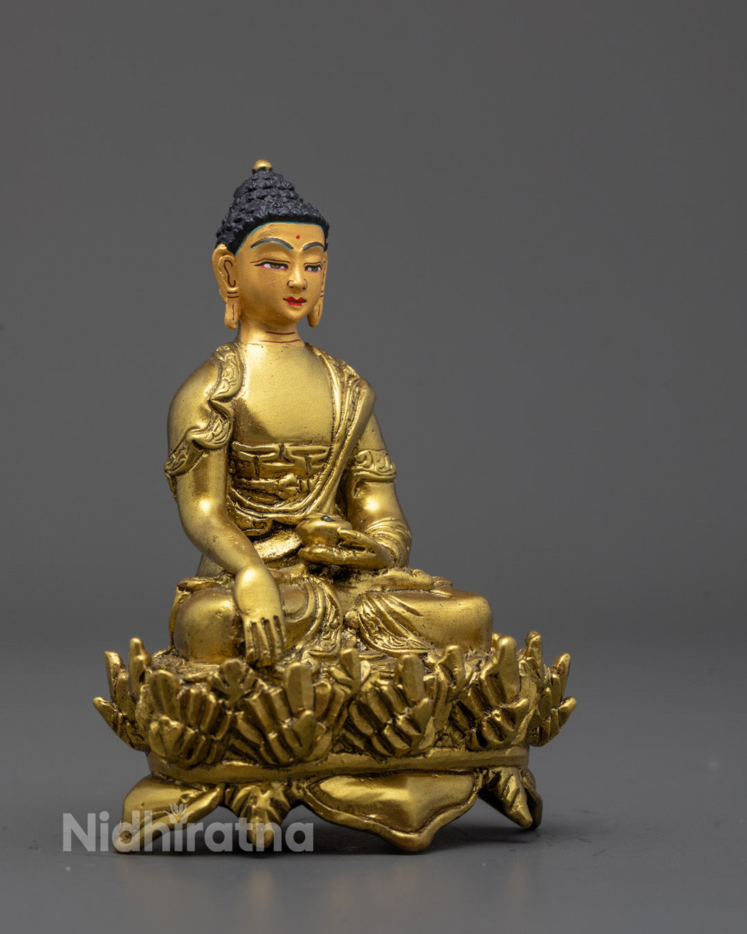 Handmade Sacred Trio Statue | Medicine, Amitabha, Shakyamuni Buddhas