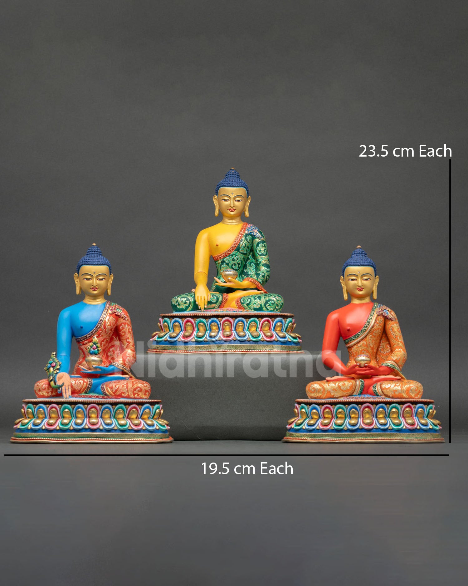 Three Buddha Set