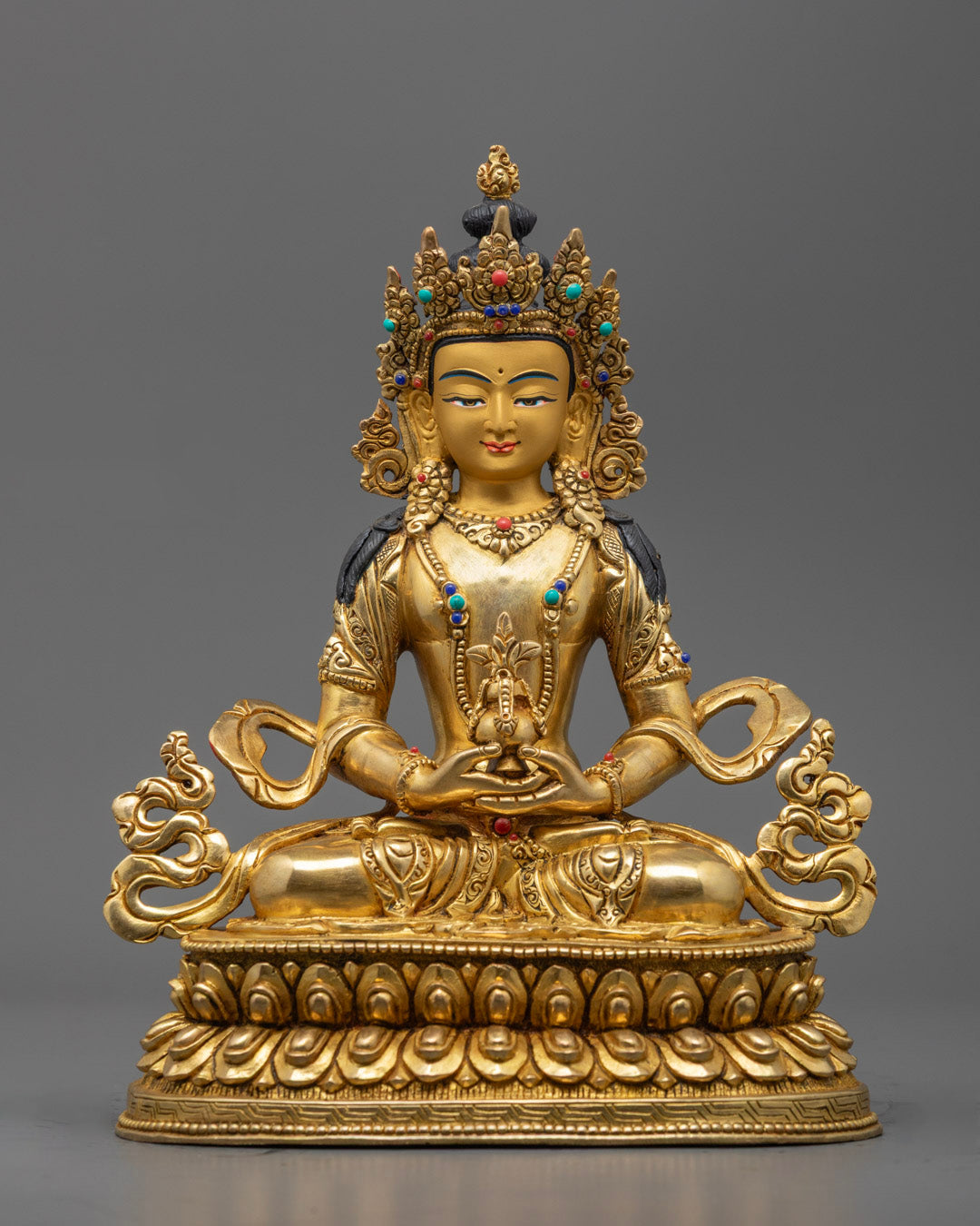 Tibetan Amitayus Statue|
