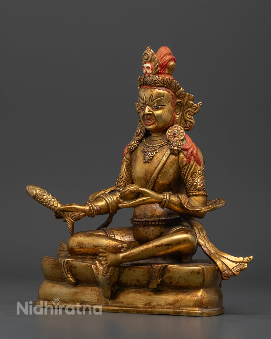 Antique Kagyu Master Tilopa Statue | Buddhist Art