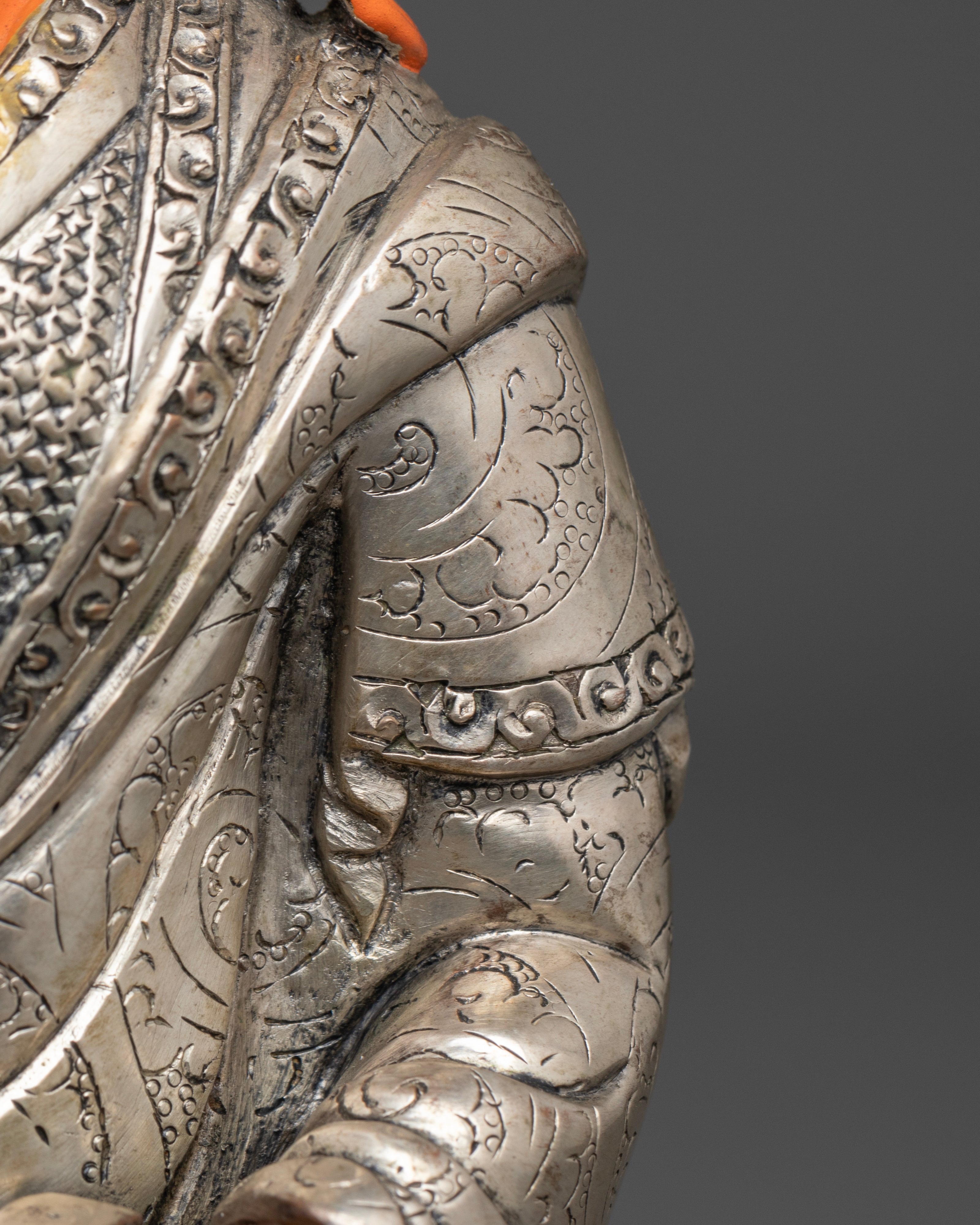Oxidized Tsongkhapa Set: The Embodiment of Wisdom and Compassion