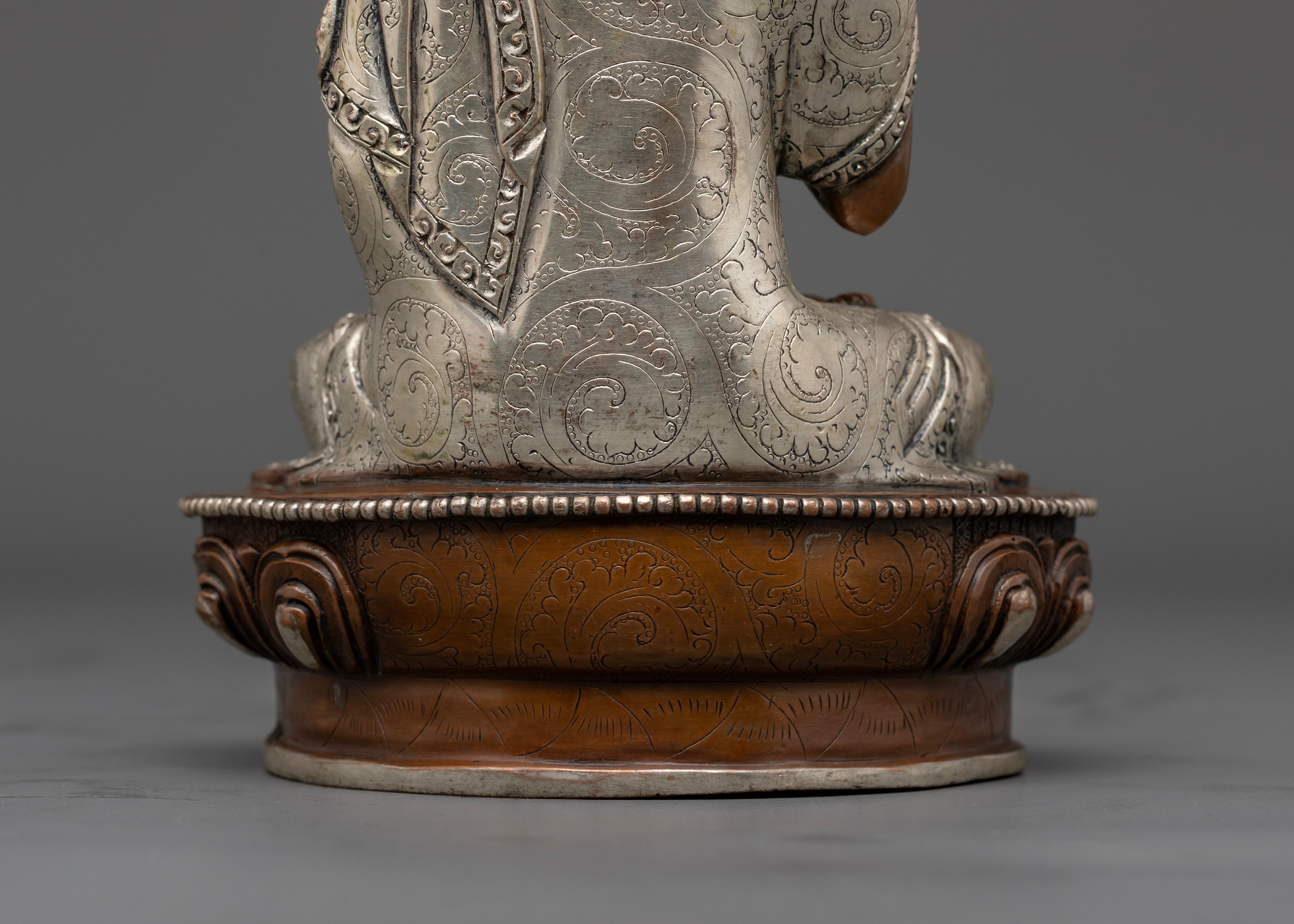 Oxidized Tsongkhapa Set: The Embodiment of Wisdom and Compassion