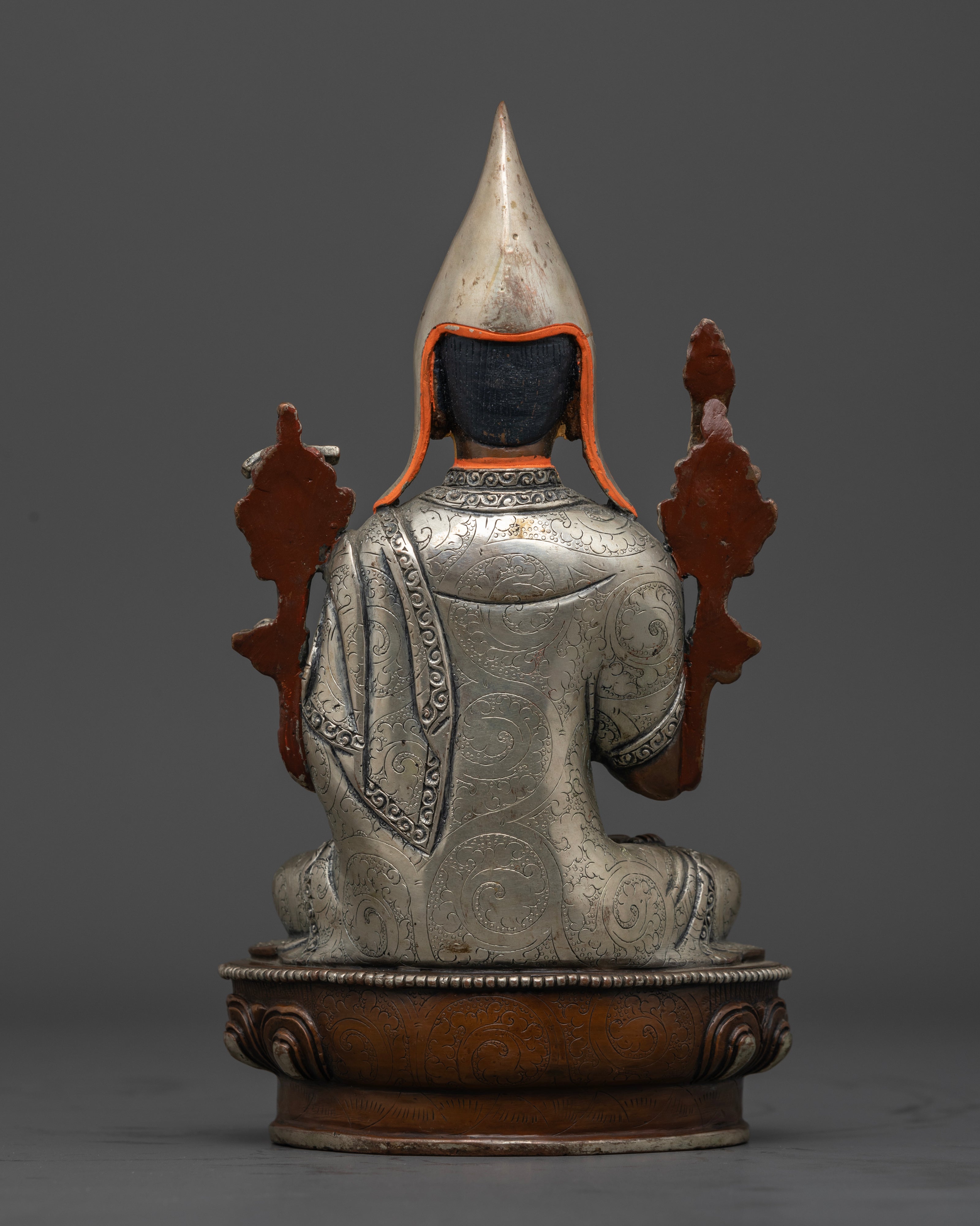 Oxidized Tsongkhapa Set: The Embodiment of Wisdom and Compassion