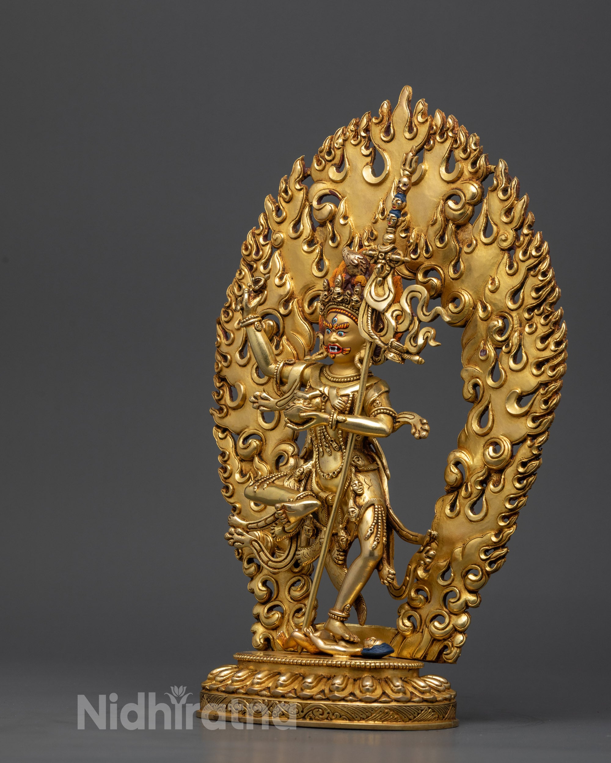 Troma Nagmo Statue | Black Mother Dakini Idol for Vajrayana Practice