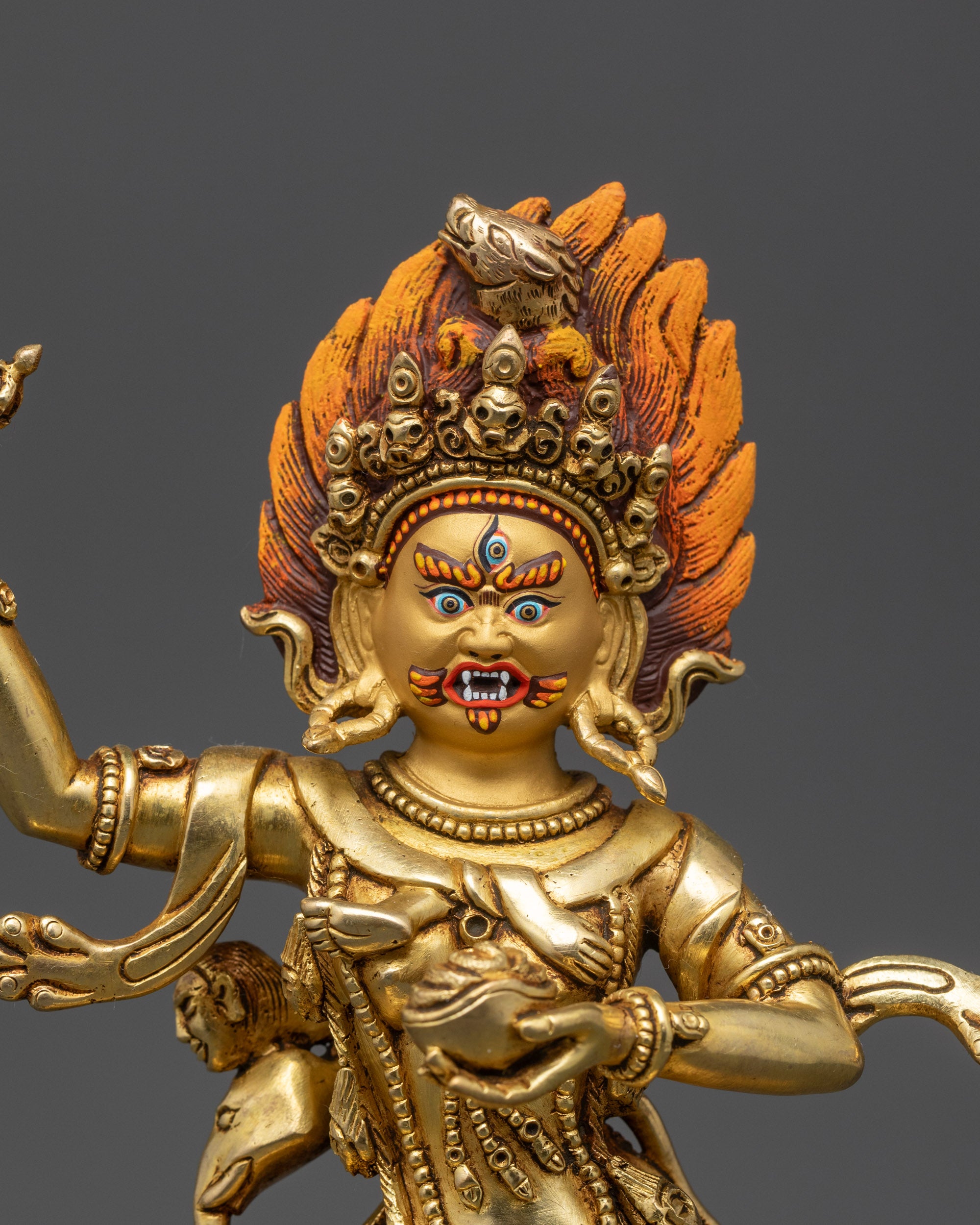 Troma Nagmo Statue | Black Mother Dakini Idol for Vajrayana Practice