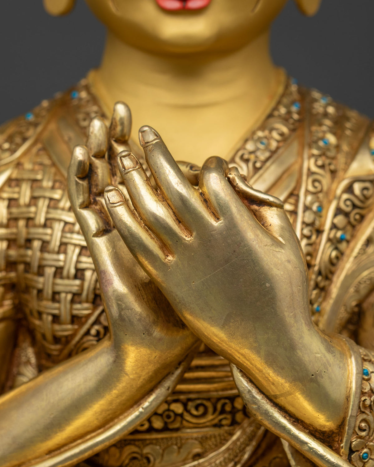 Lama Tsongkhapa & Disciples Statue Set - Guidance for Your Meditation