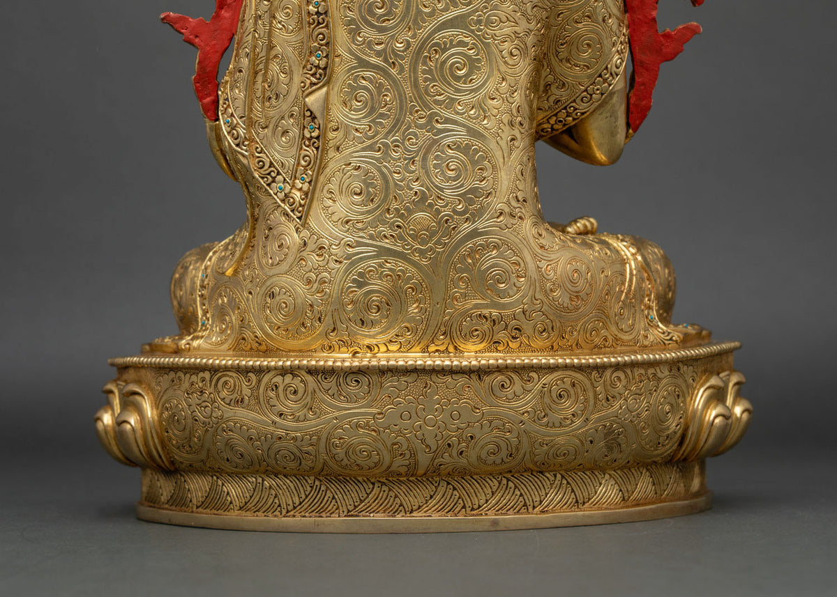 Lama Tsongkhapa & Disciples Statue Set - Guidance for Your Meditation
