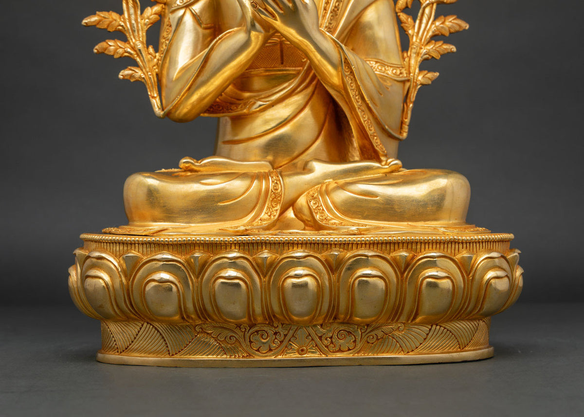 Je Tsongkhapa & Disciples Statue Set | Exclusive Buddhist Sculptures