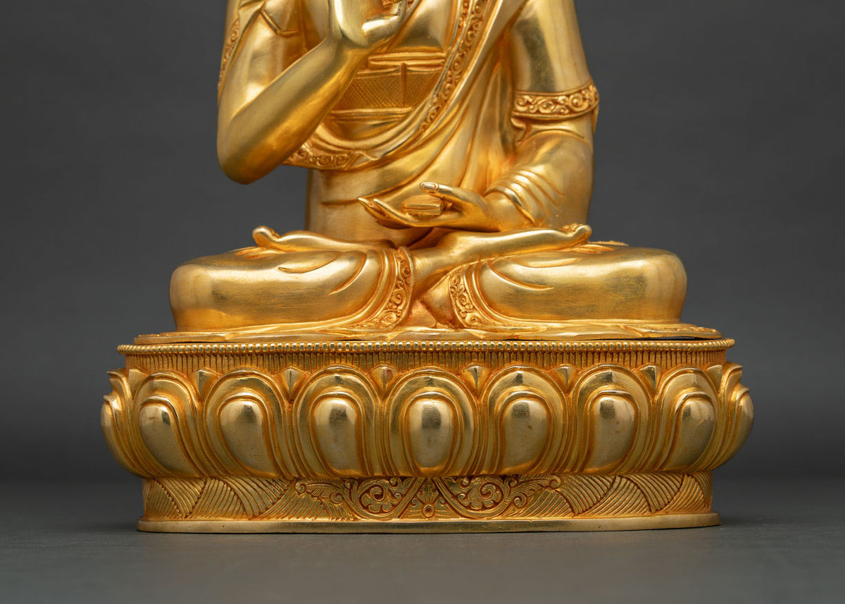 Je Tsongkhapa & Disciples Statue Set | Exclusive Buddhist Sculptures
