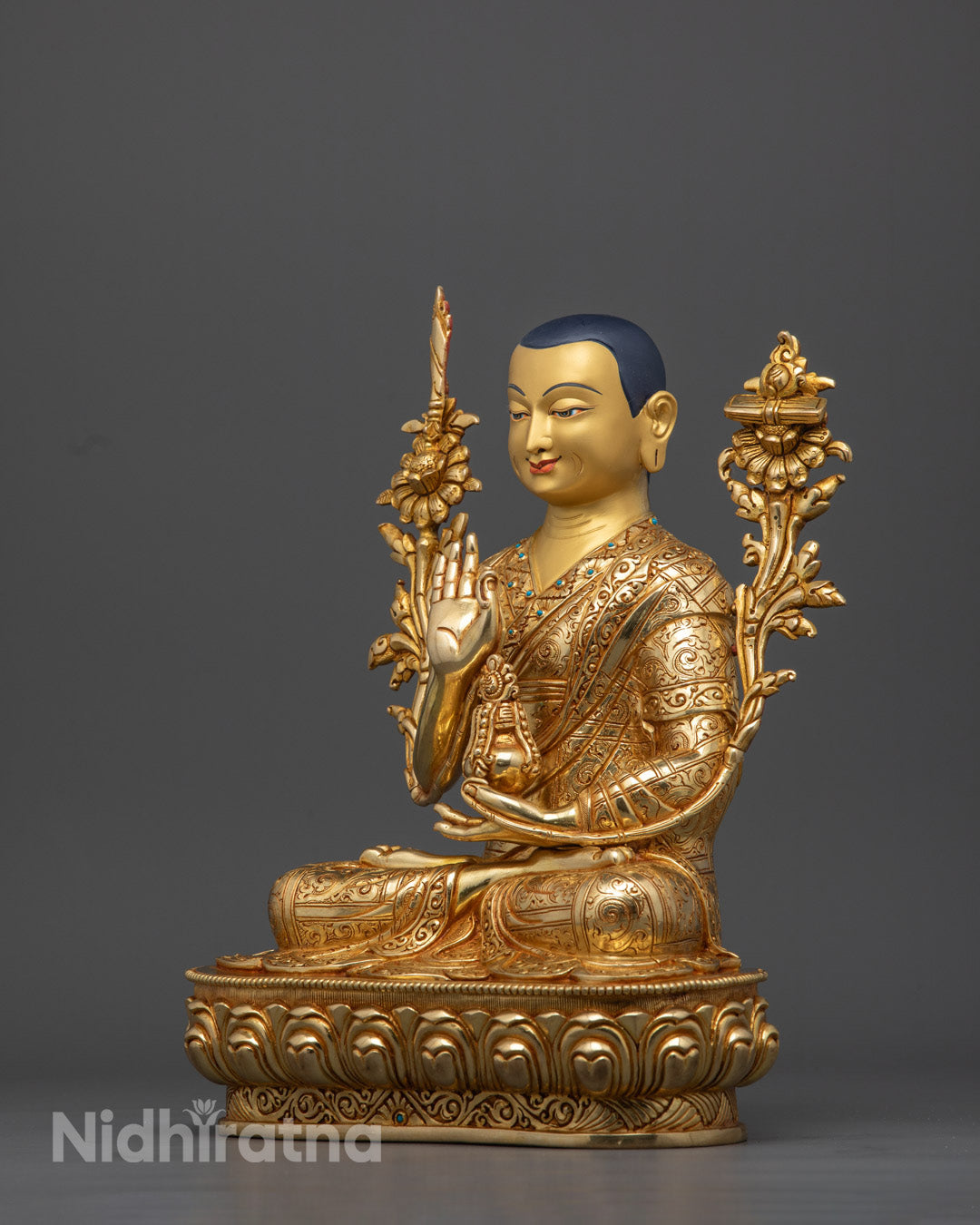 Tsongkhapa Statue | Tibetan Buddhist Monk Sculpture