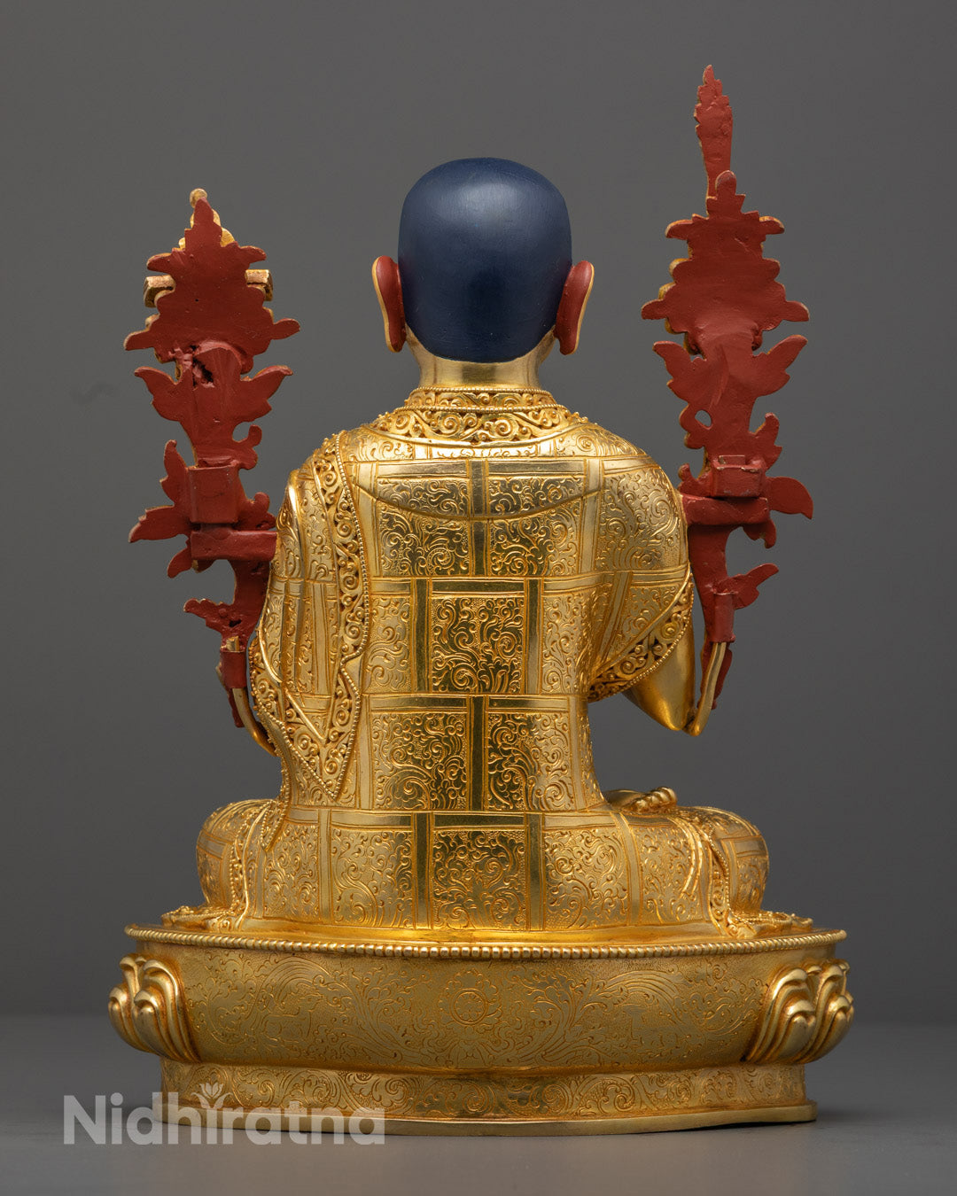 Handcrafted Tsongkhapa Statue Set | Spiritual Statues for Worshiping