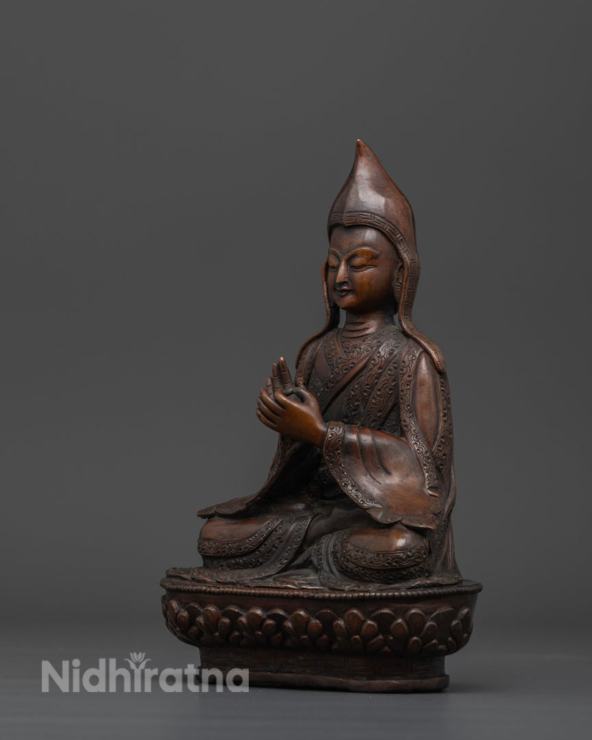 Je Tsongkhapa Statue for Meditation | The Enlightened Lama