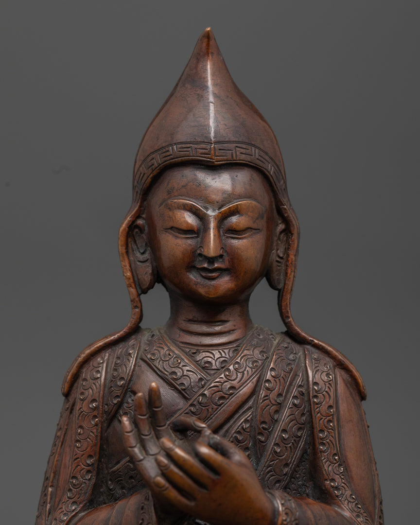 Je Tsongkhapa Statue for Meditation | The Enlightened Lama