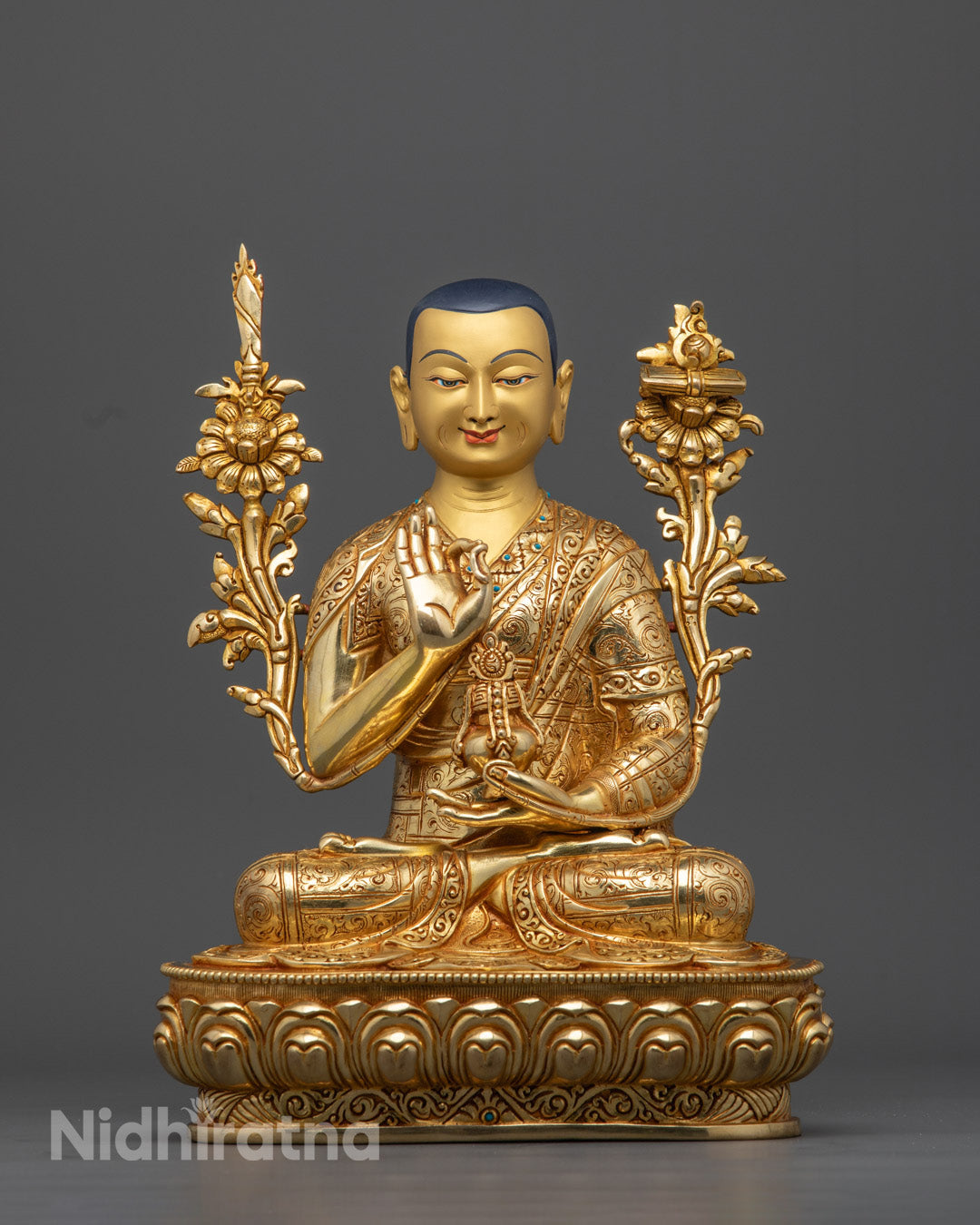 Tsongkhapa Statue | Tibetan Buddhist Monk Sculpture