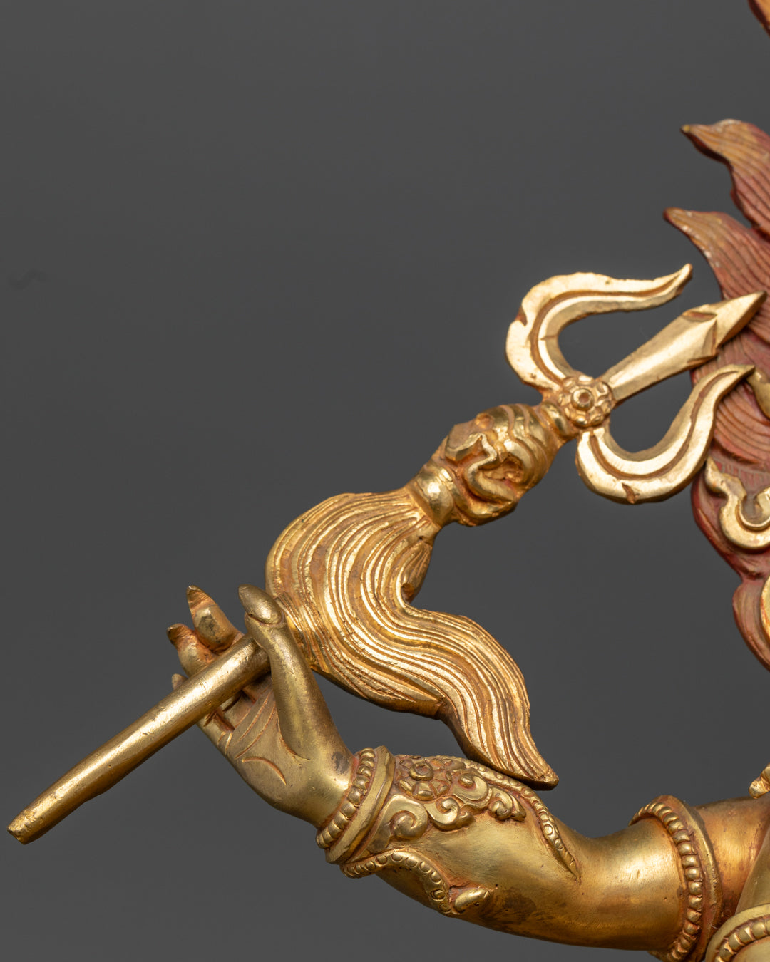 4 Armed Mahakala with consort | Powerful Guardian Deity