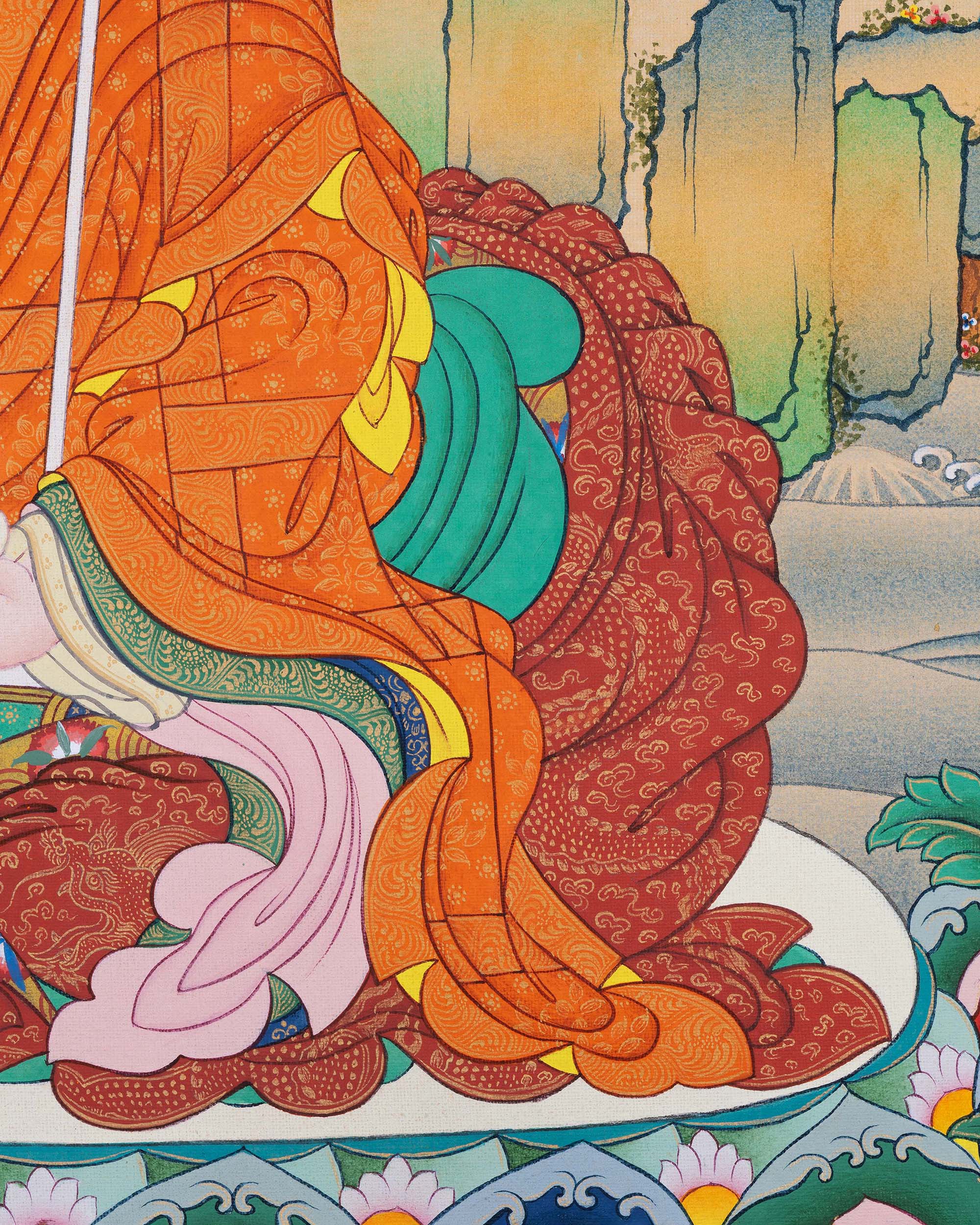 Buddhist Tsokye Dorje Thangka Print | Spiritual Gift for Art Collector