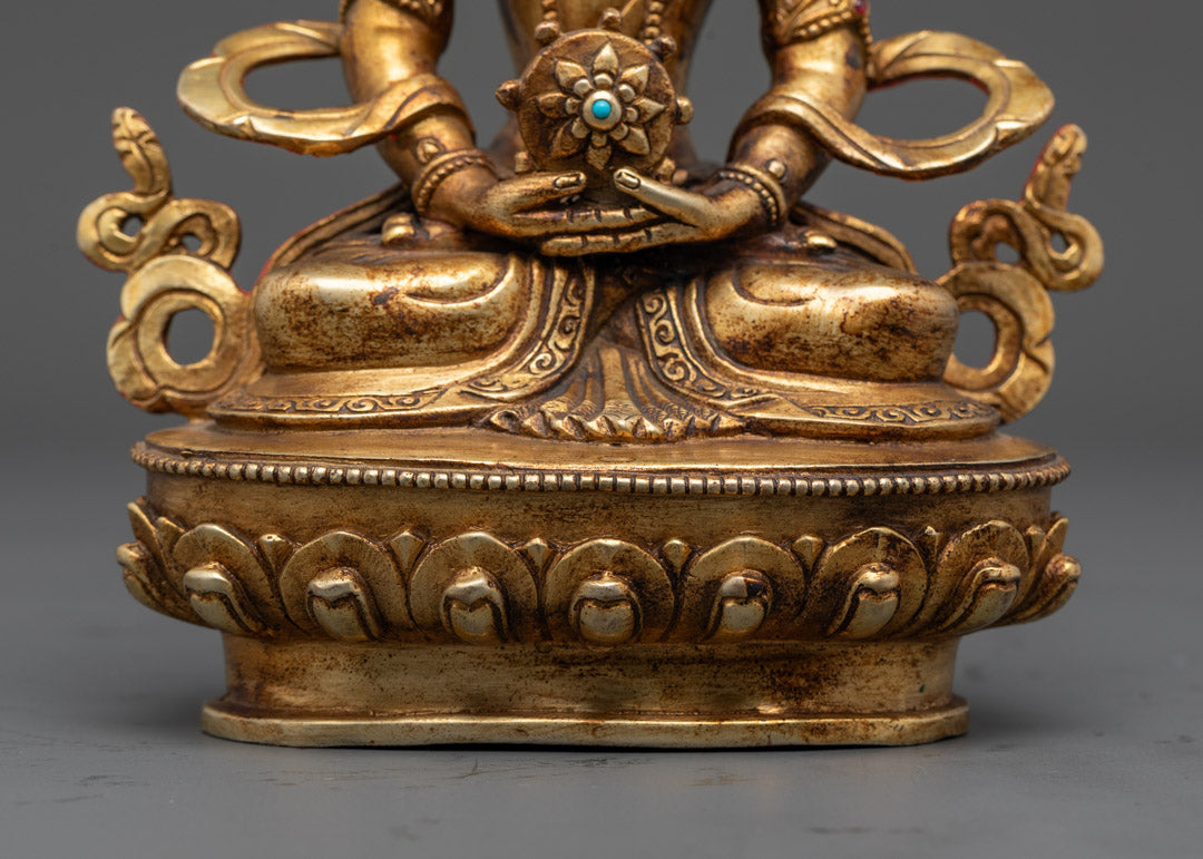 Vairocana Buddhist Statue | Handcrafted Tibetan Deity