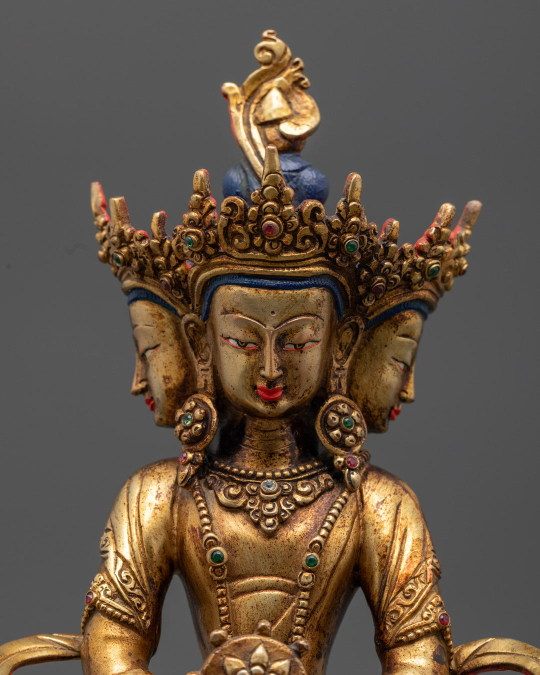 Vairocana Buddhist Statue | Handcrafted Tibetan Deity