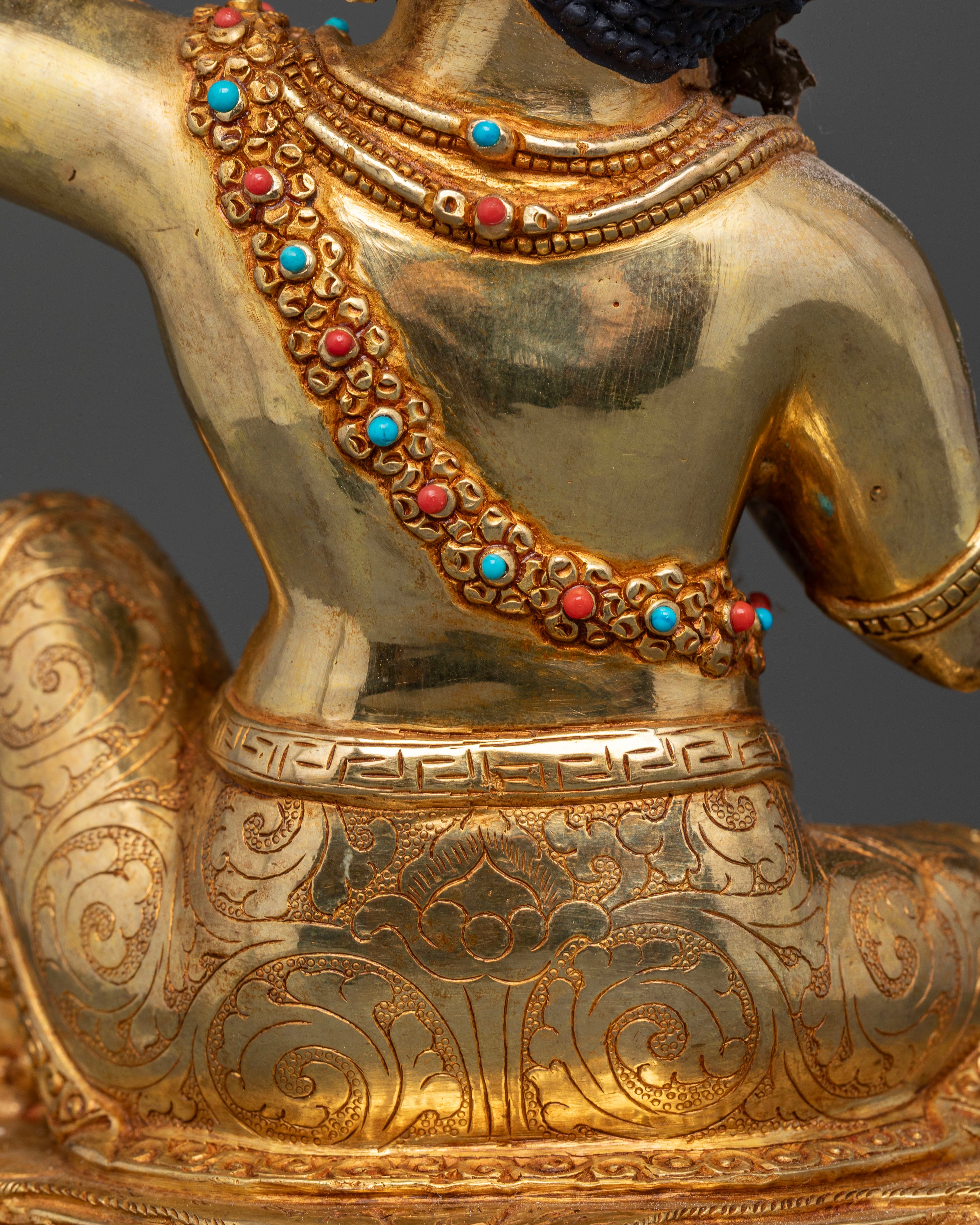 Handcrafted Virupaksha Statue: Guardian of the Earth