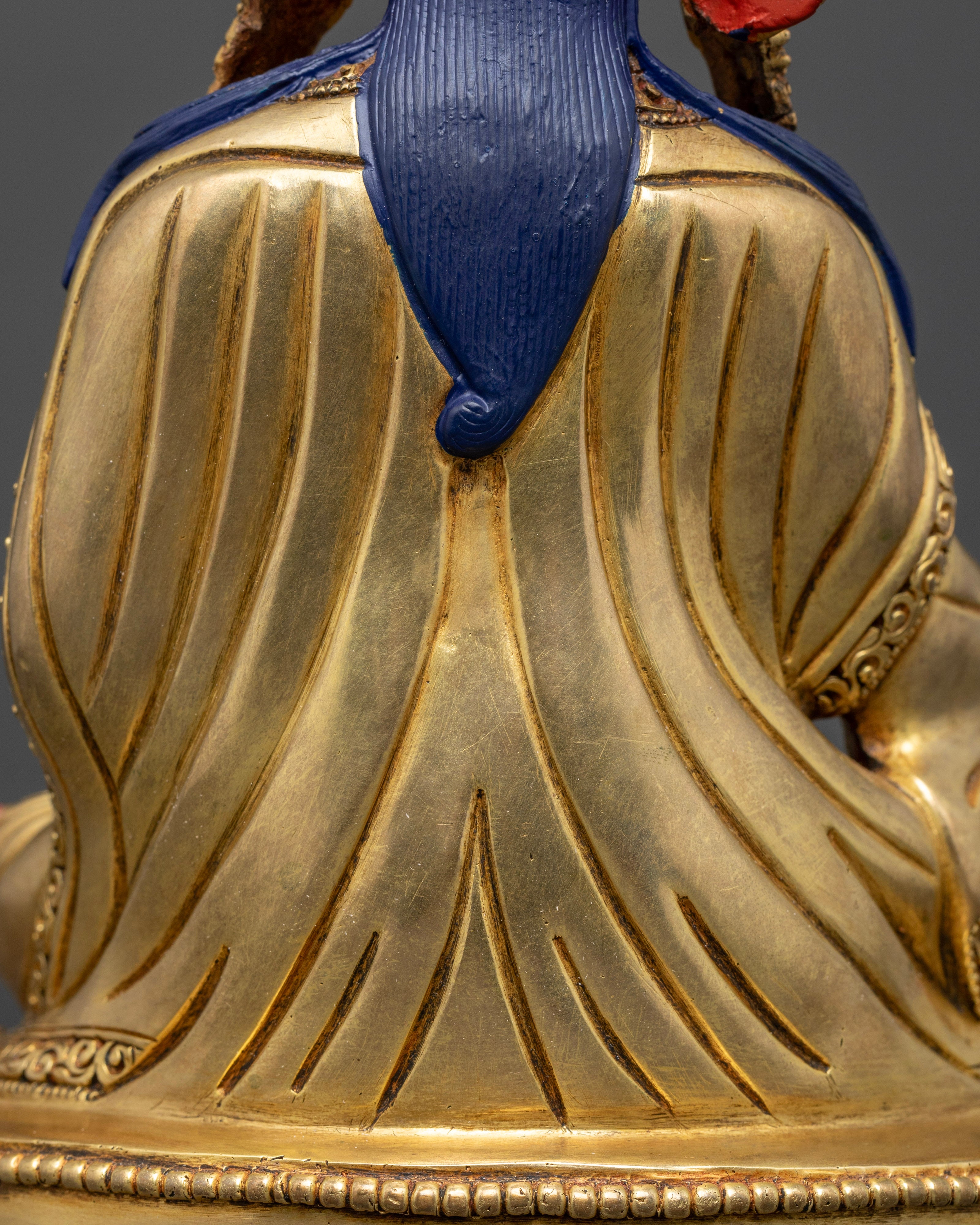 24k Gold-Plated Guru Rinpoche Statue | Symbol of Enlightenment