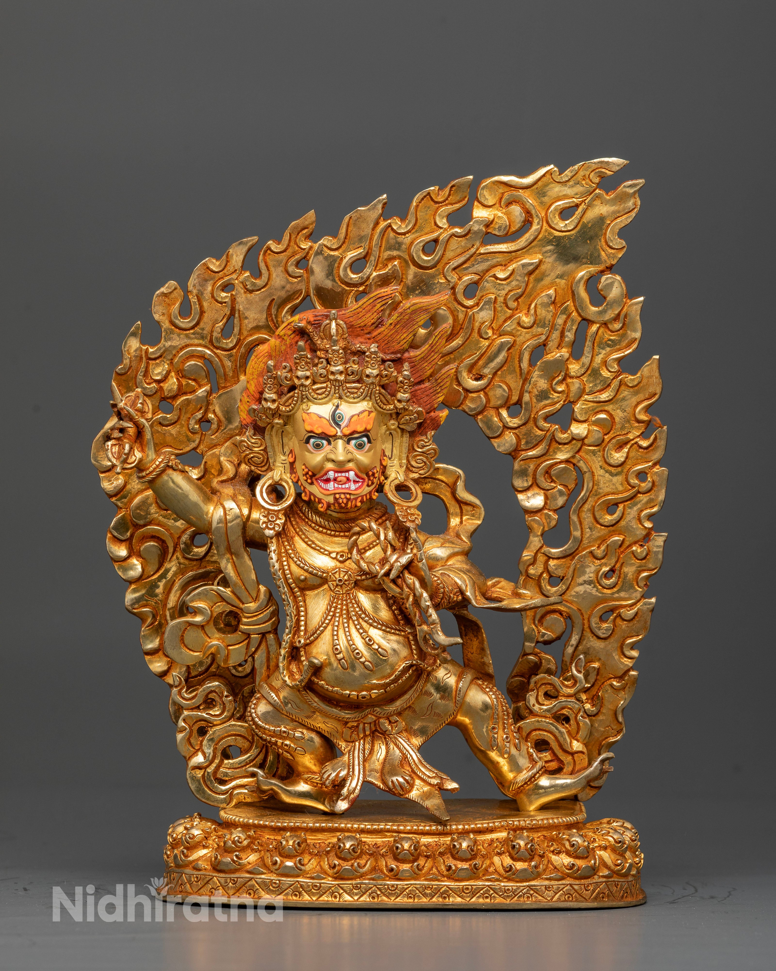 Handcrafted Vajrapani Statue: The Mighty Protector