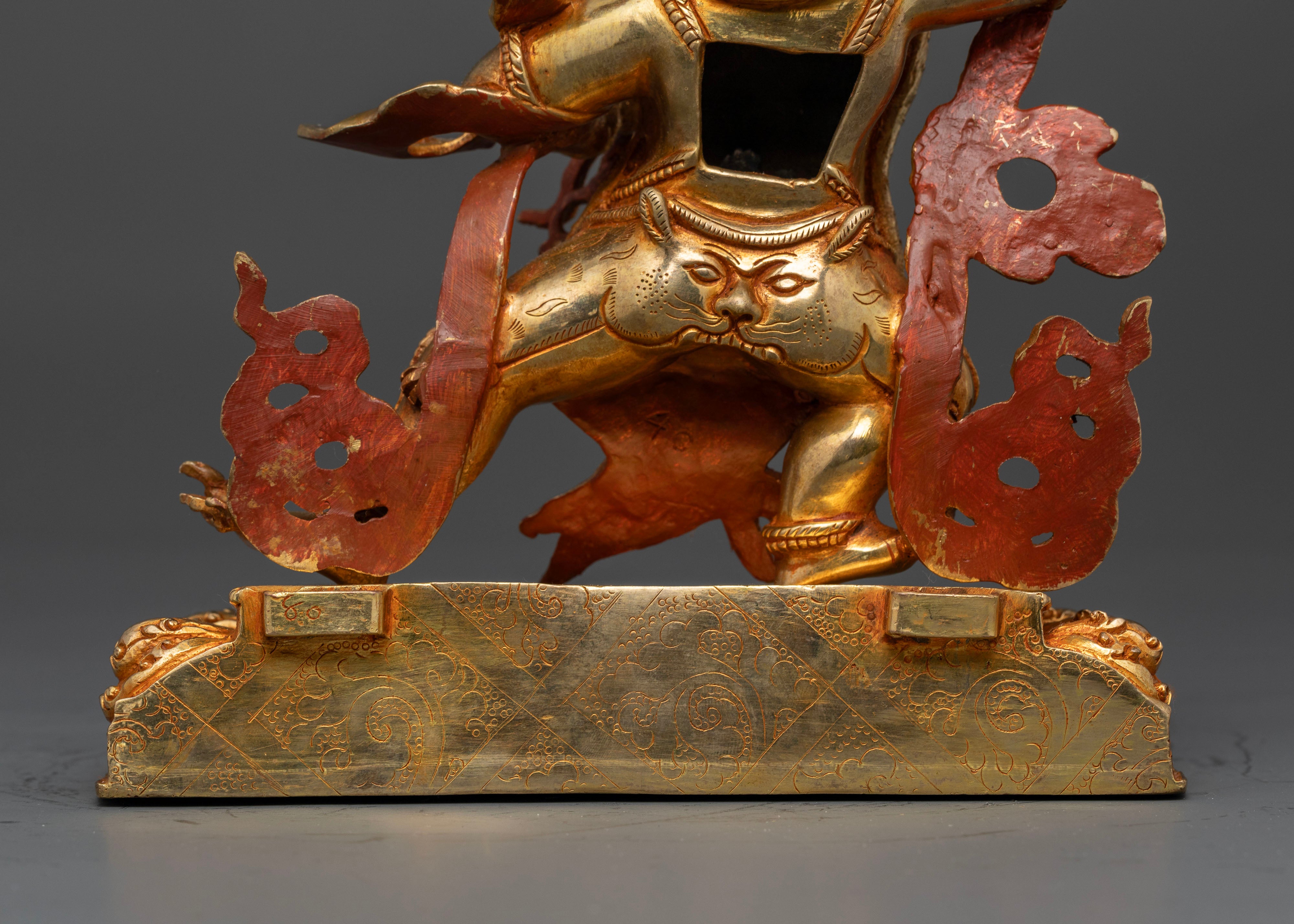 Handcrafted Vajrapani Statue: The Mighty Protector