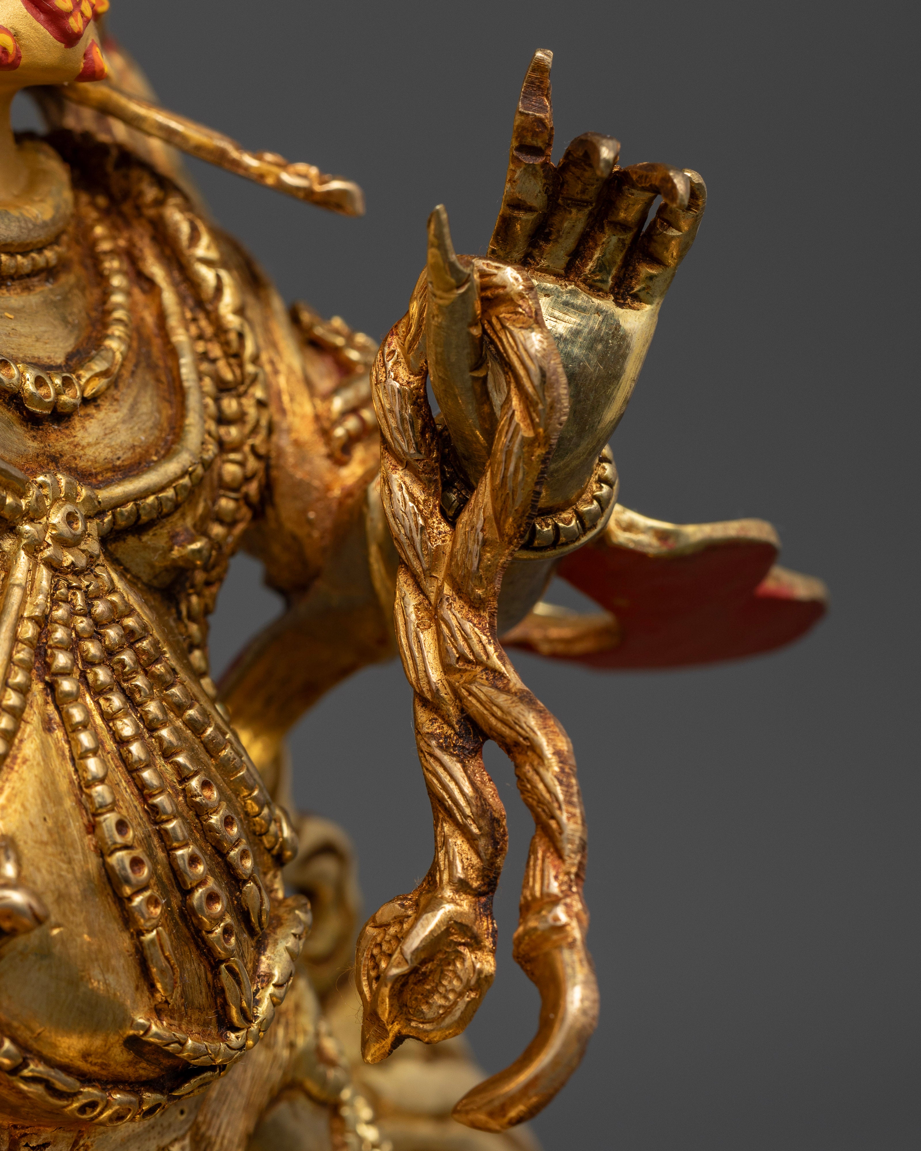 Sacred Handmade Vajrapani Statue: Ideal for Empowering Your Space