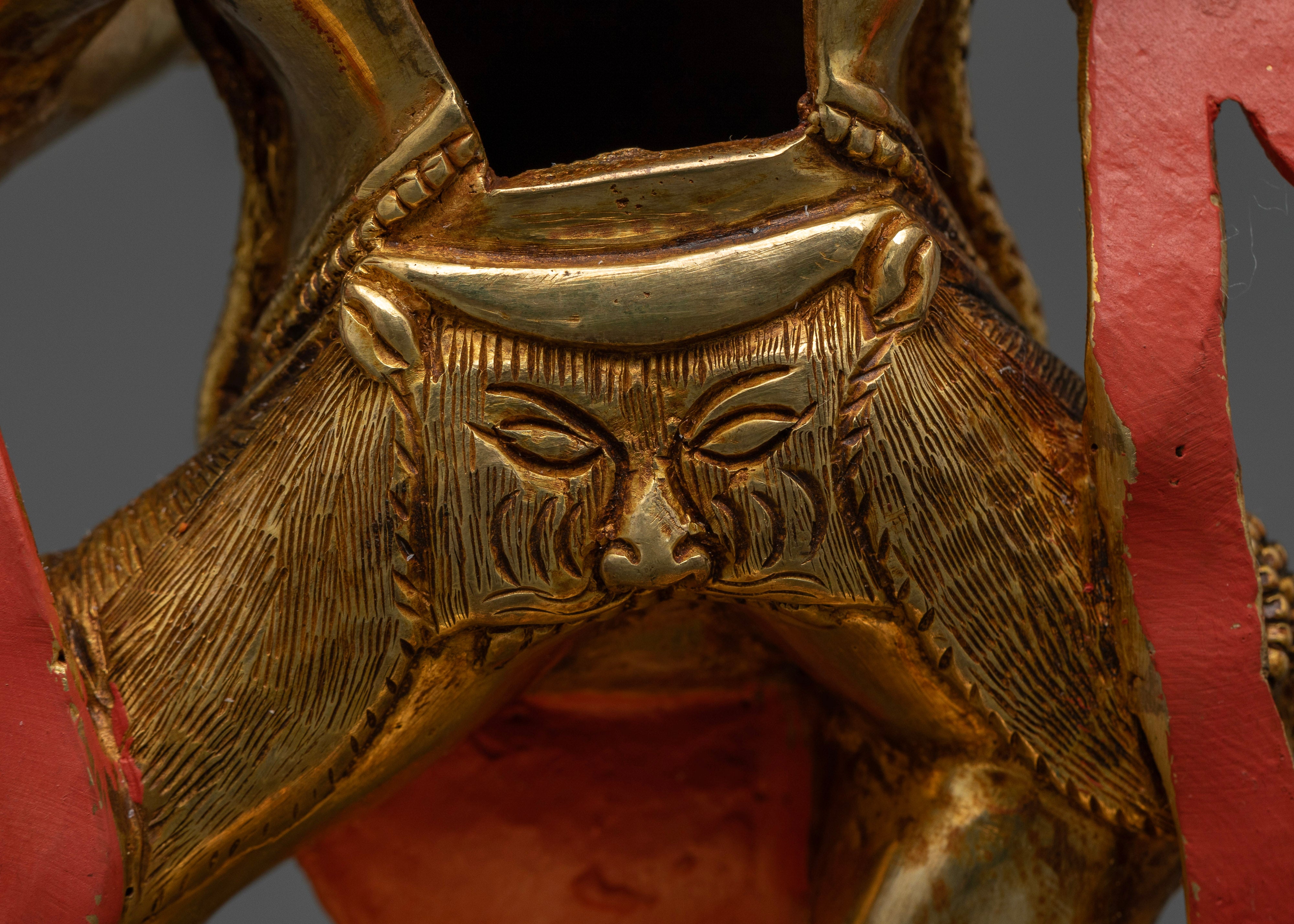 Sacred Handmade Vajrapani Statue: Ideal for Empowering Your Space