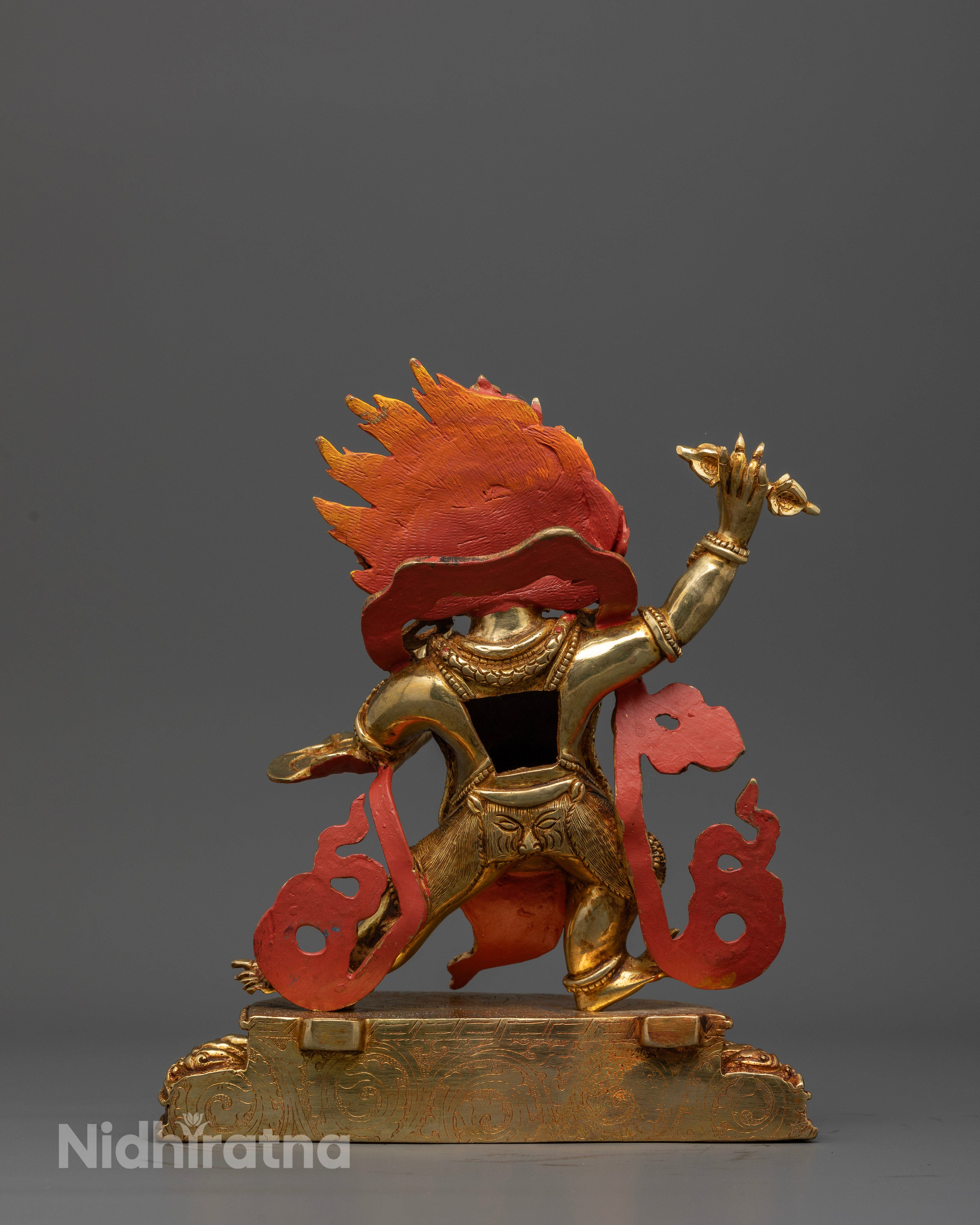 Sacred Handmade Vajrapani Statue: Ideal for Empowering Your Space