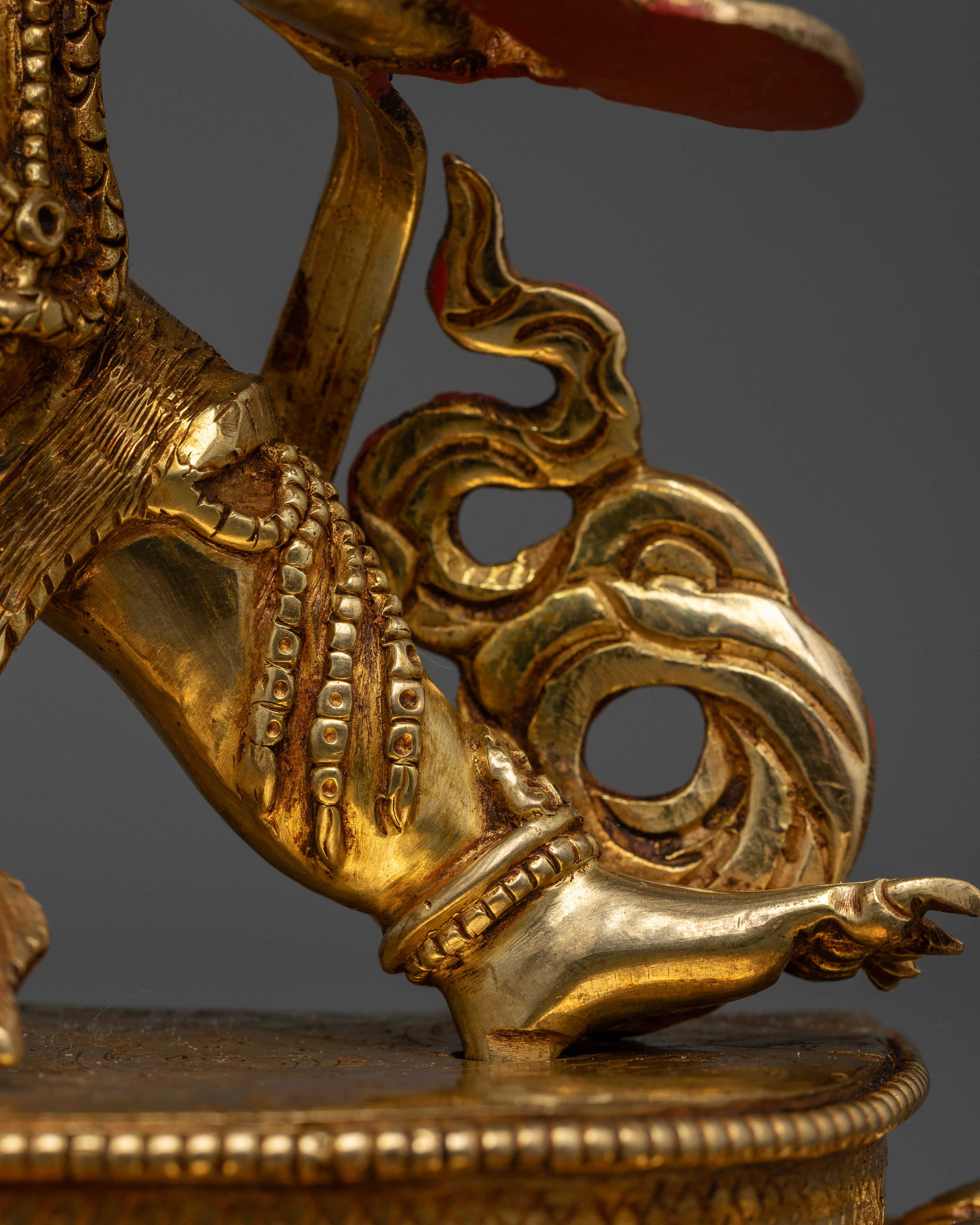 Sacred Handmade Vajrapani Statue: Ideal for Empowering Your Space