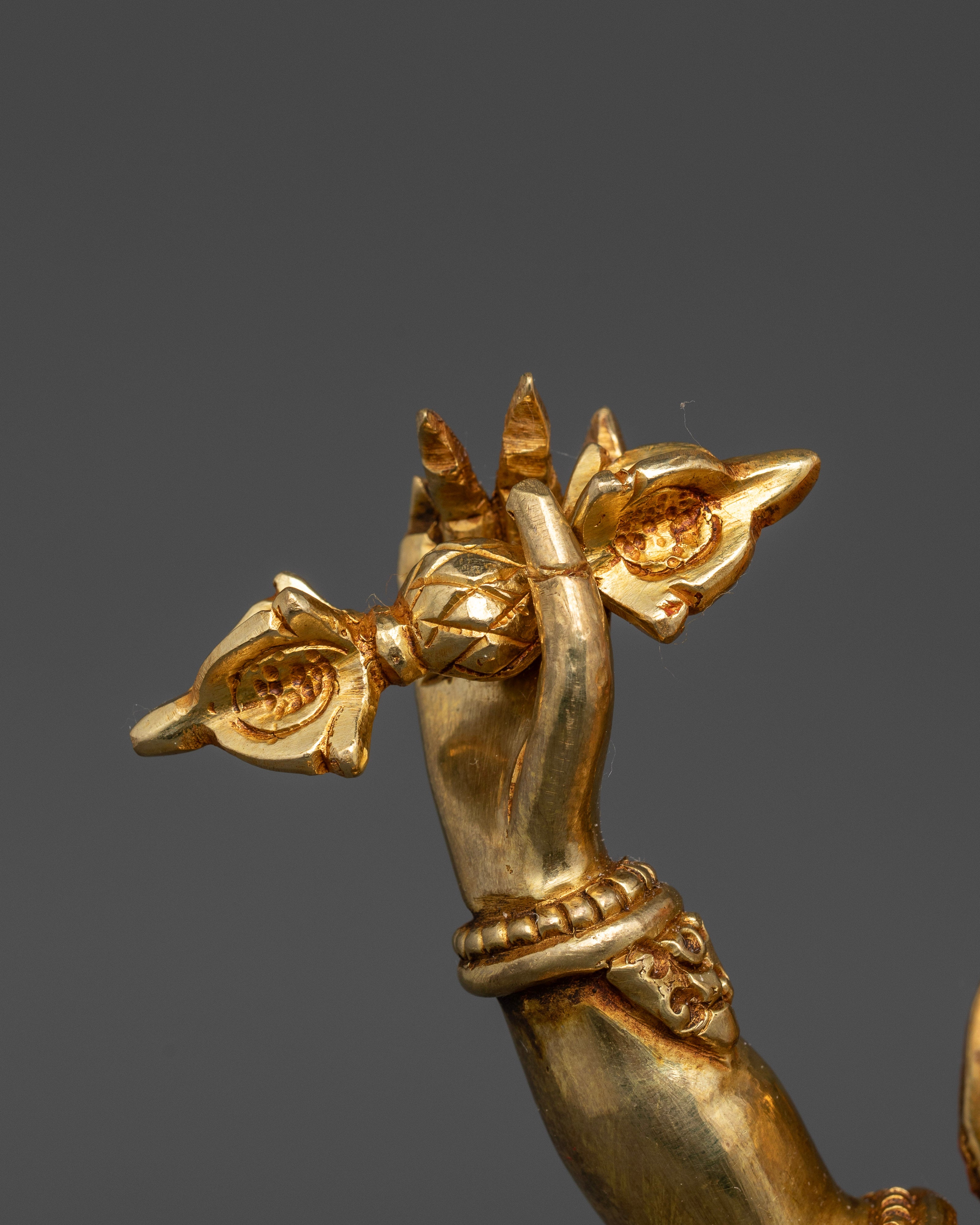 Sacred Handmade Vajrapani Statue: Ideal for Empowering Your Space